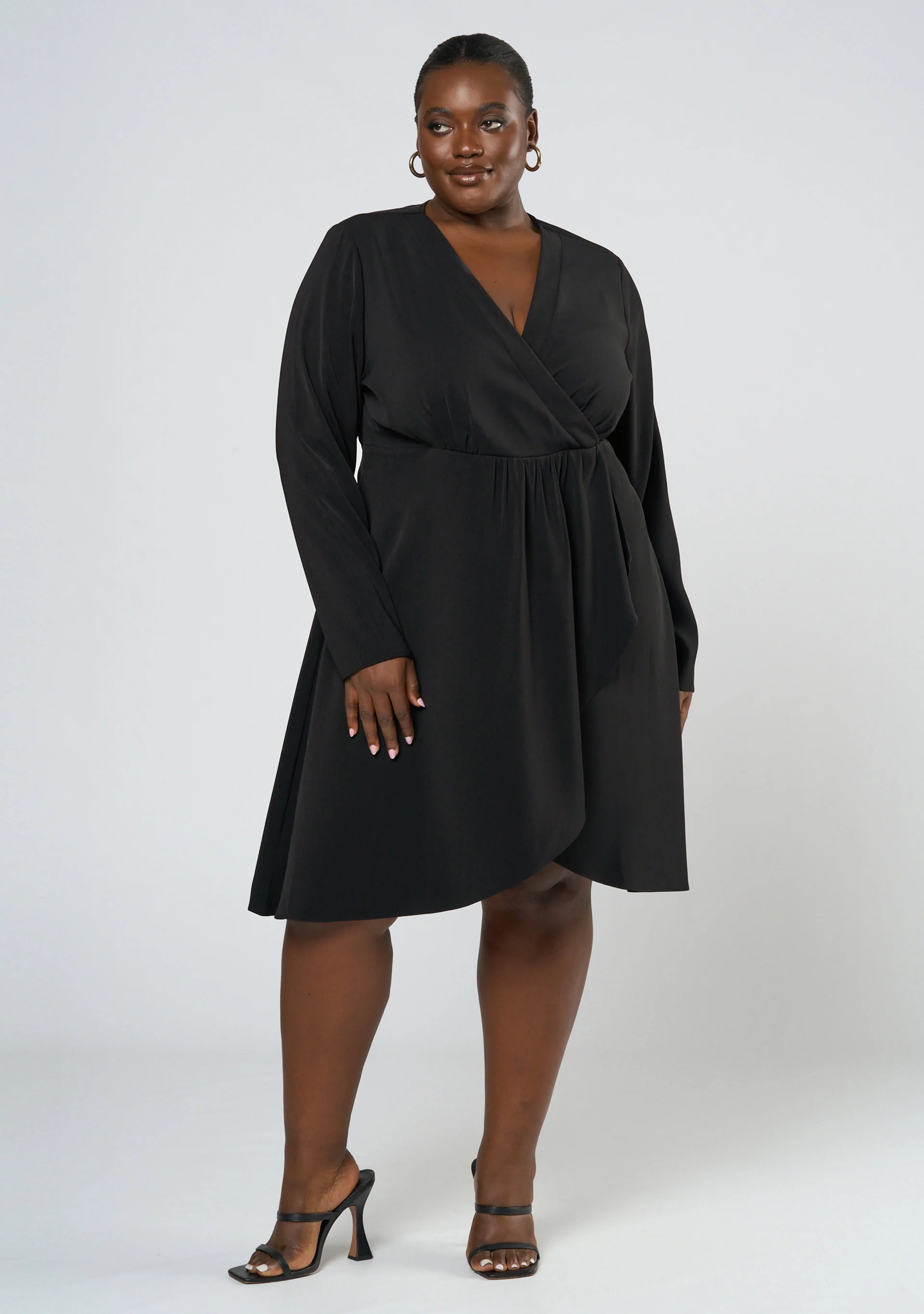 Olea Drape Mini Dress - Image 5