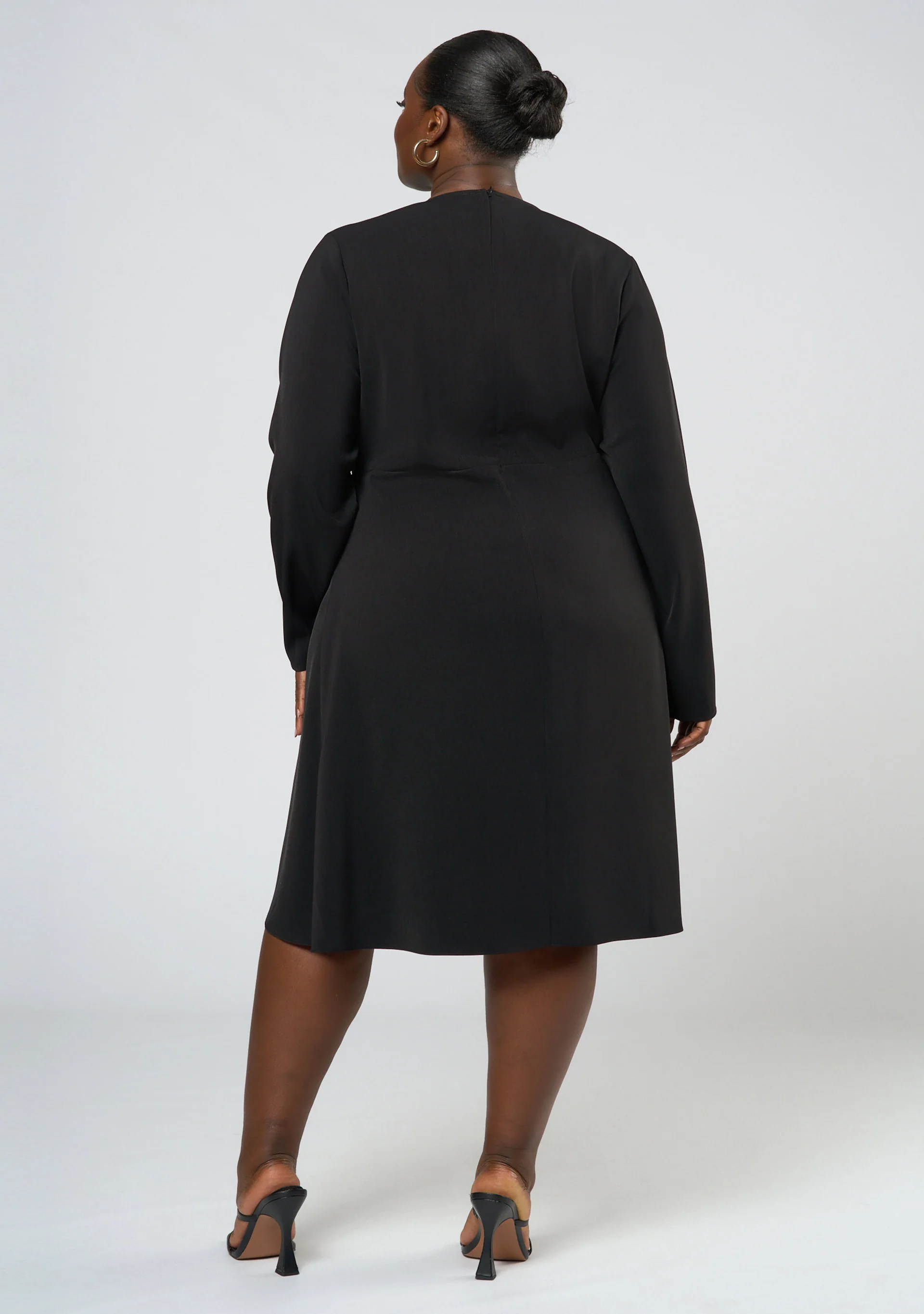 Olea Drape Mini Dress - Image 6