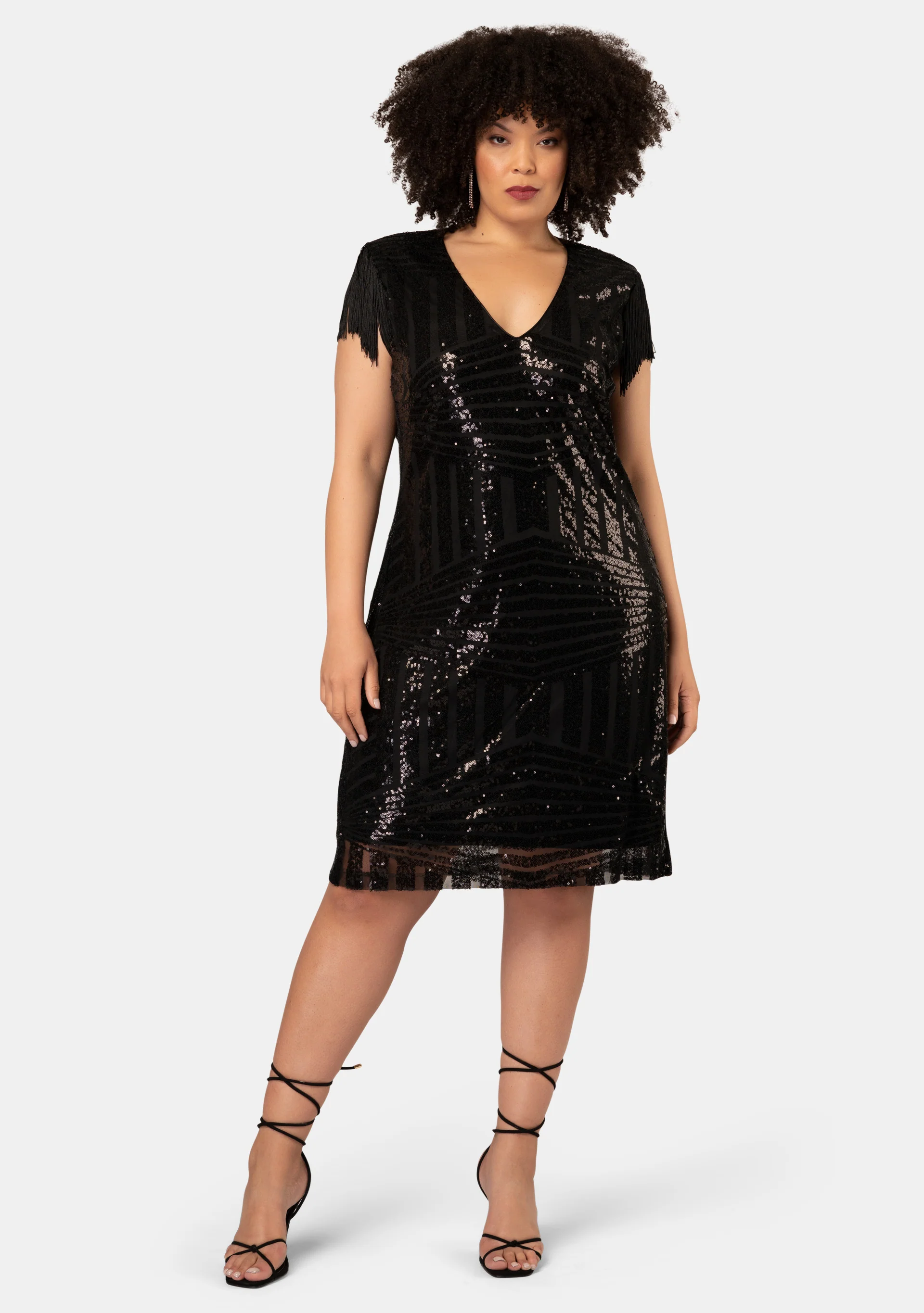Over The Top Sequin Mini Dress - Image 4