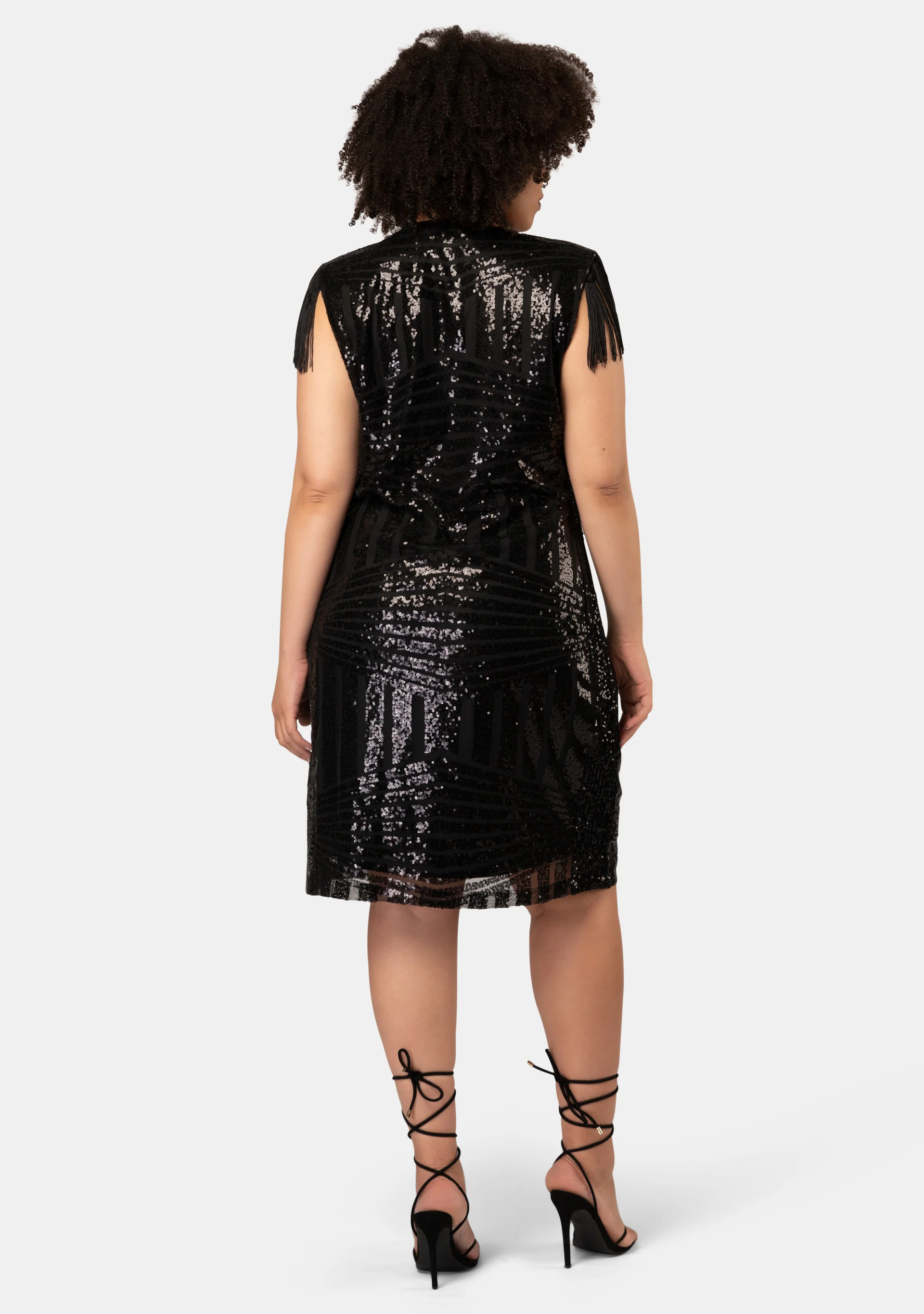 Over The Top Sequin Mini Dress - Image 5