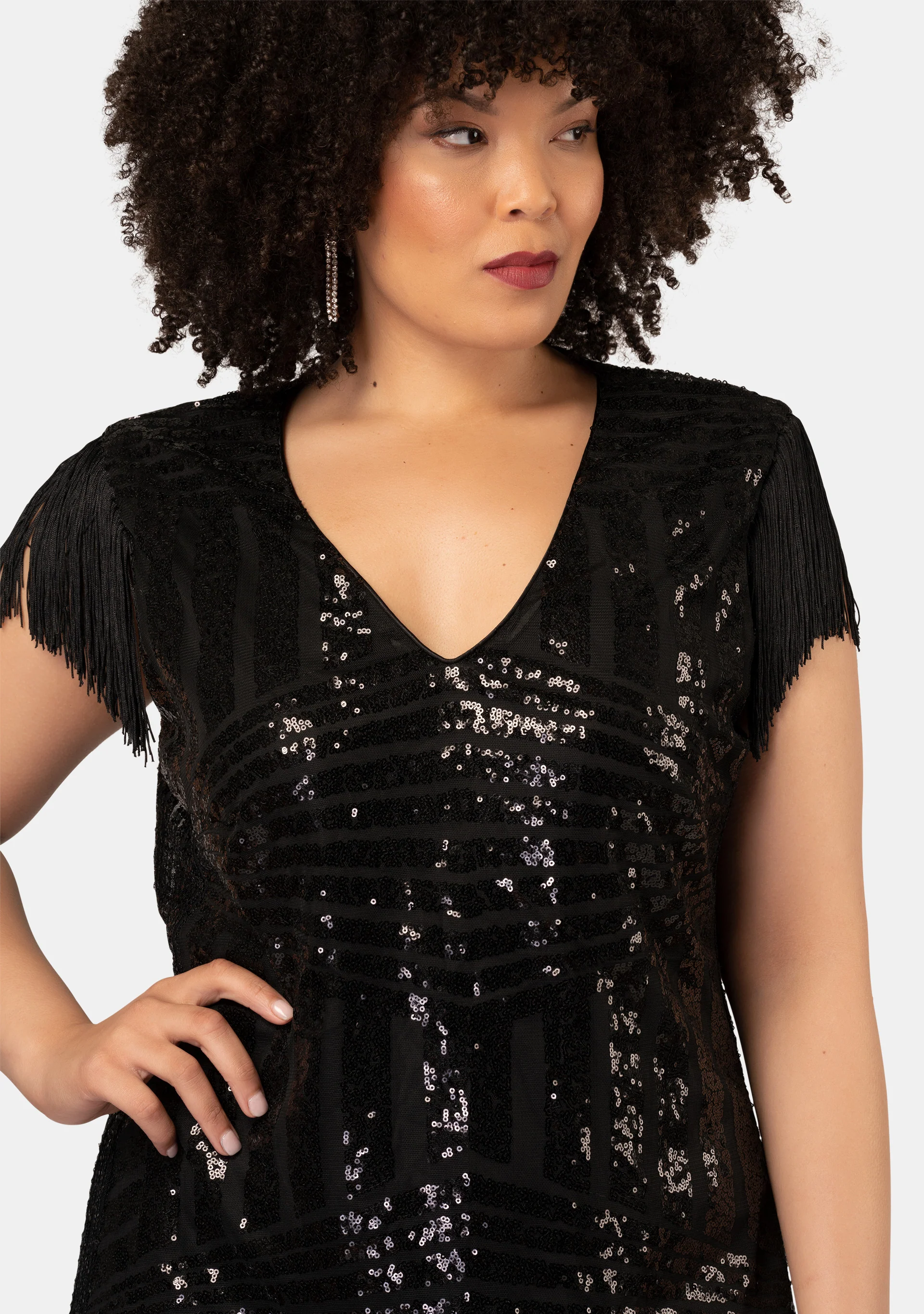 Over The Top Sequin Mini Dress - Image 6