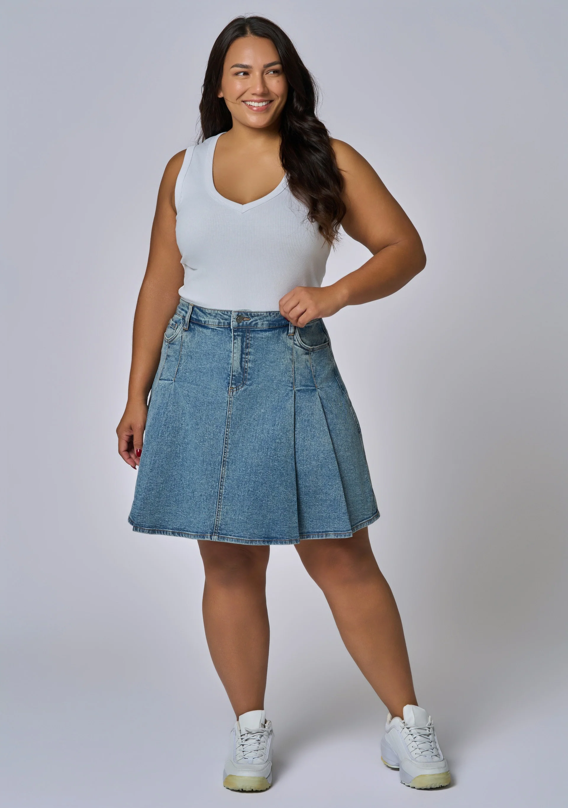Paige Denim Mini Skirt - Image 3