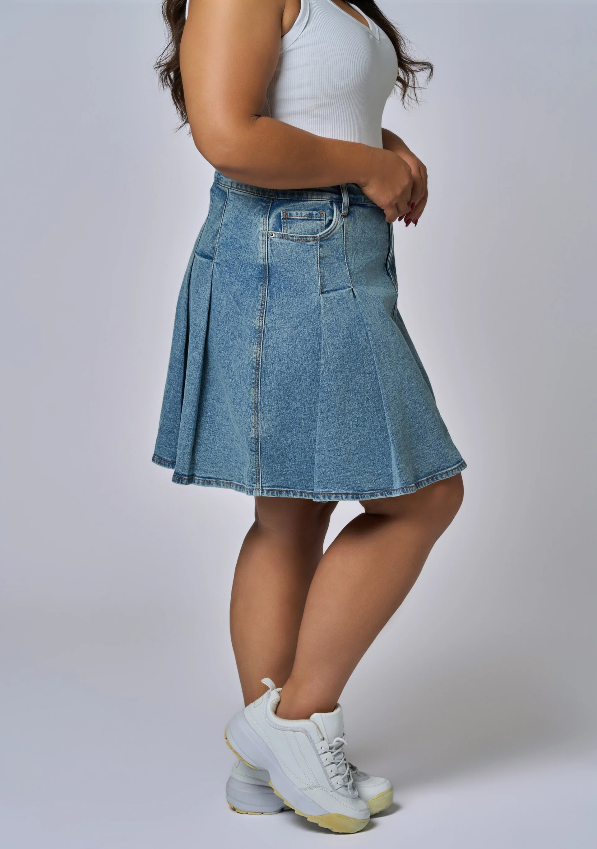 Paige Denim Mini Skirt - Image 4