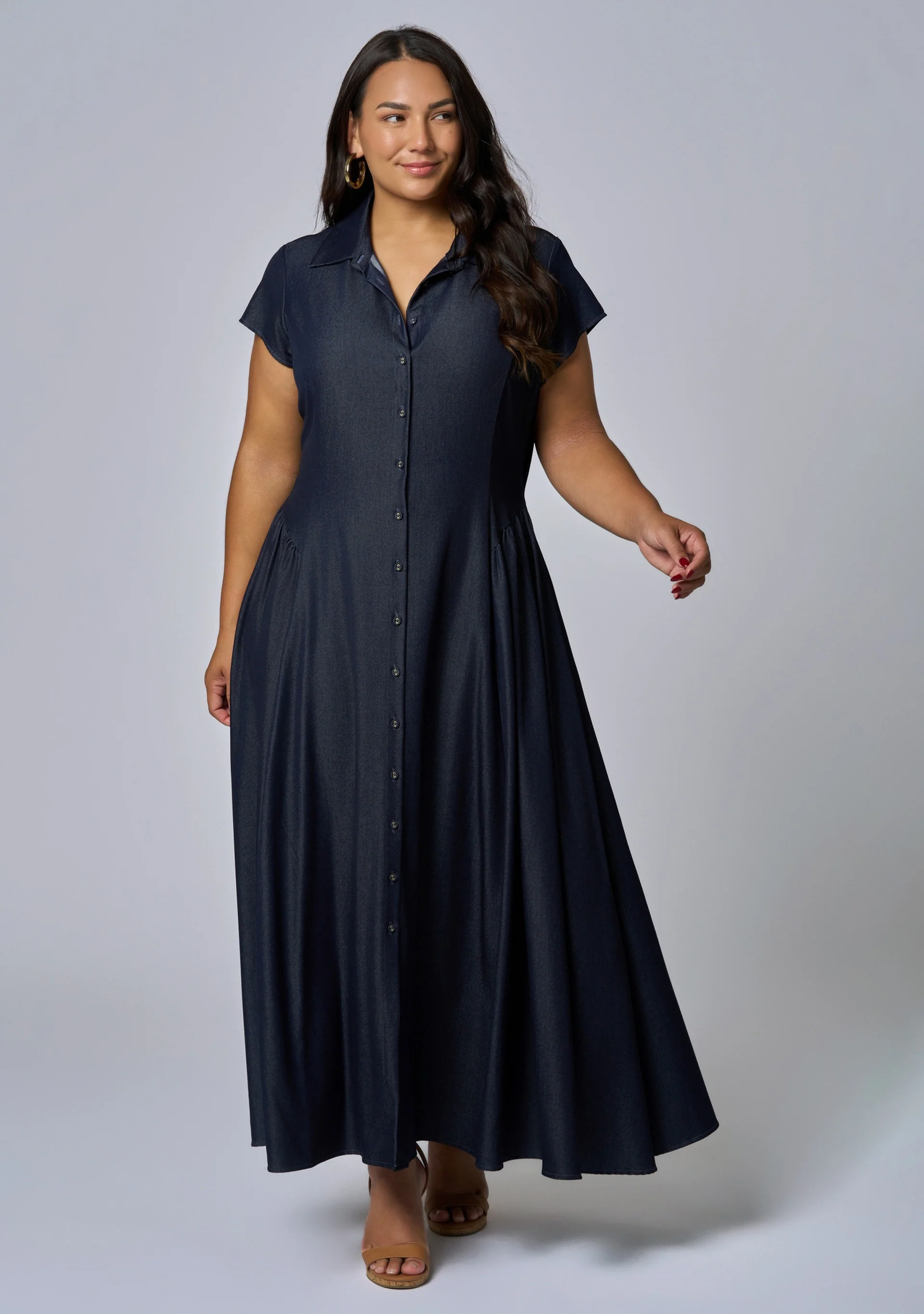 Paige Maxi Shirt Dress - Image 3