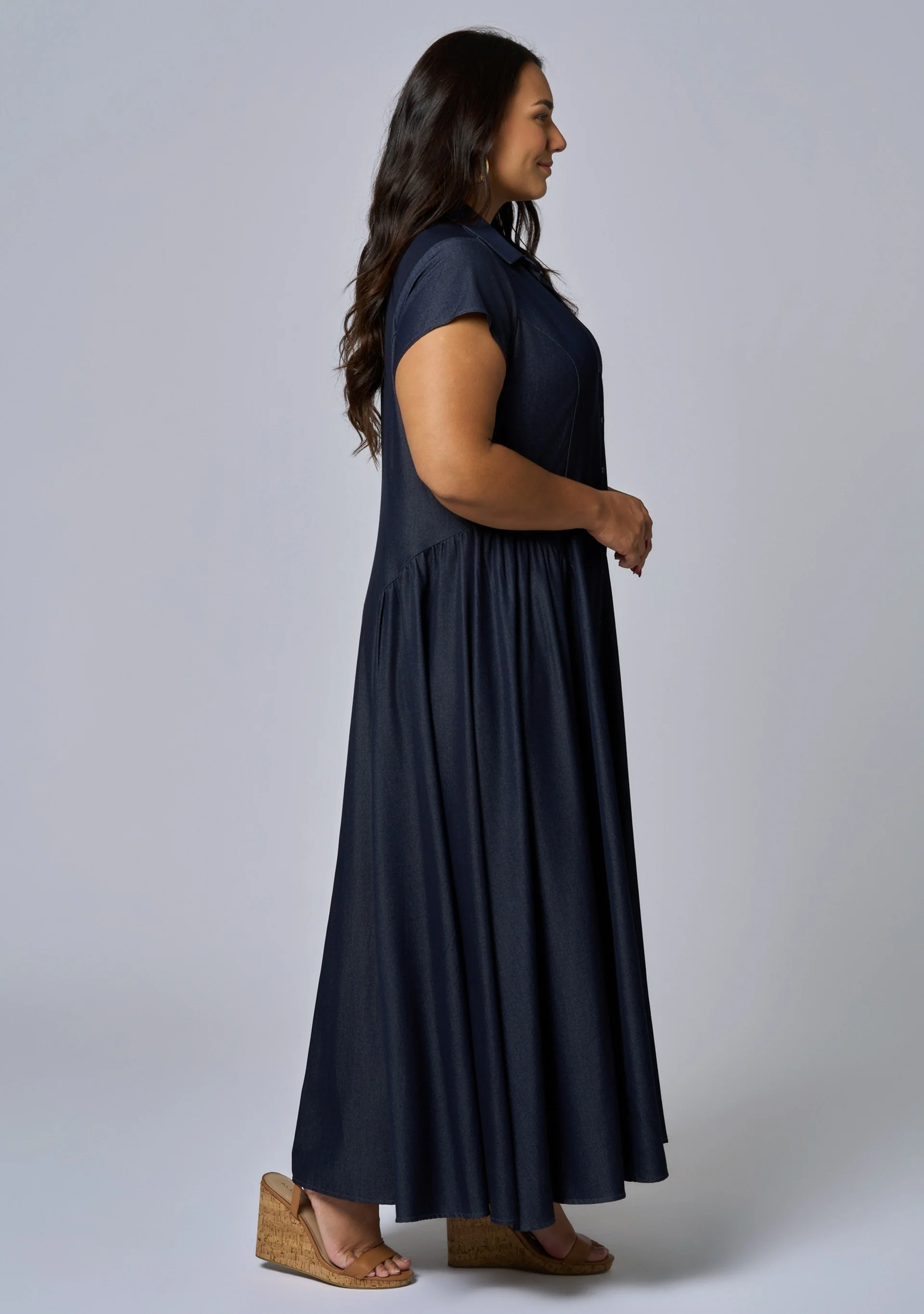 Paige Maxi Shirt Dress - Image 4