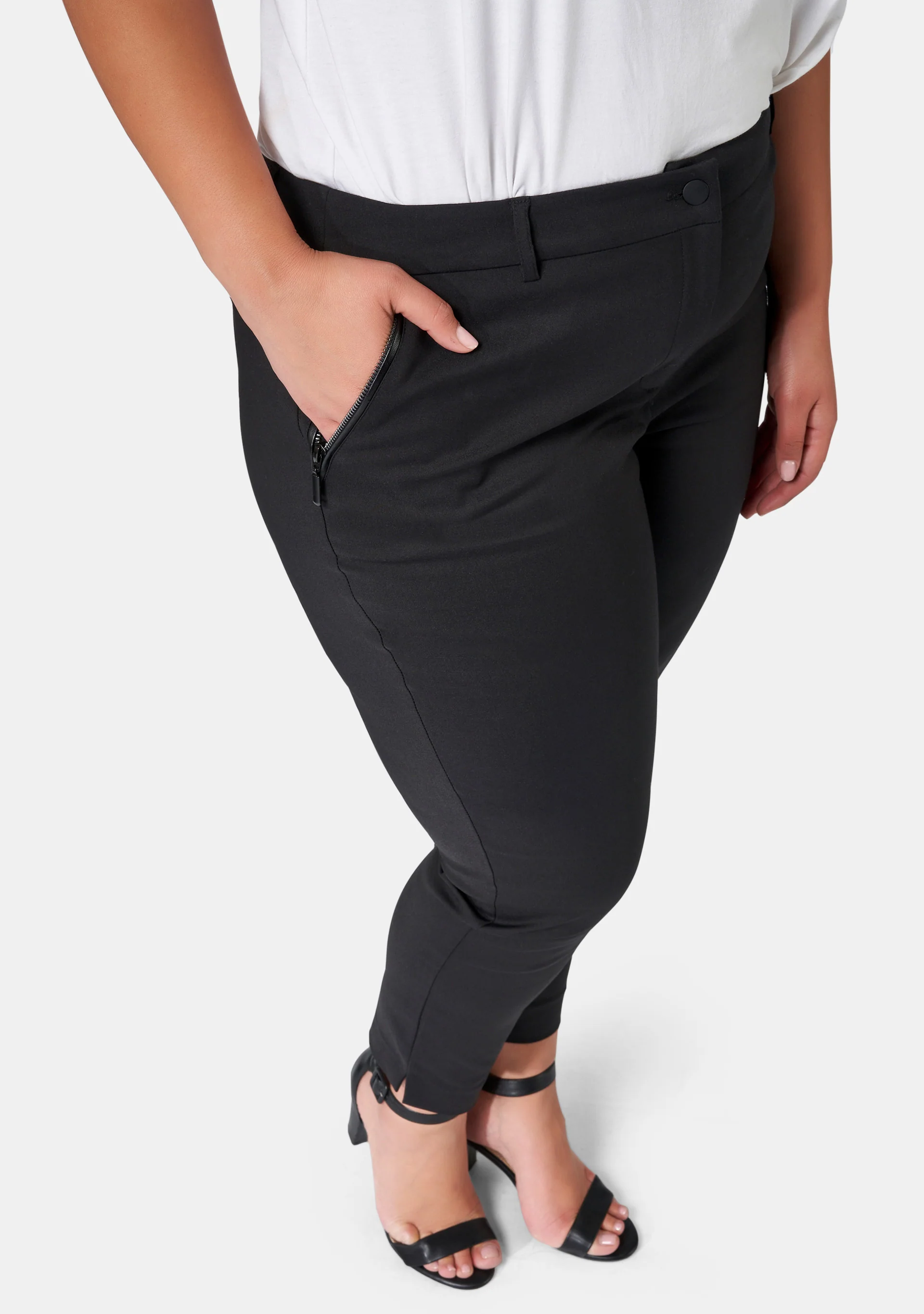 Pascale Zip Detail Pant - Image 7