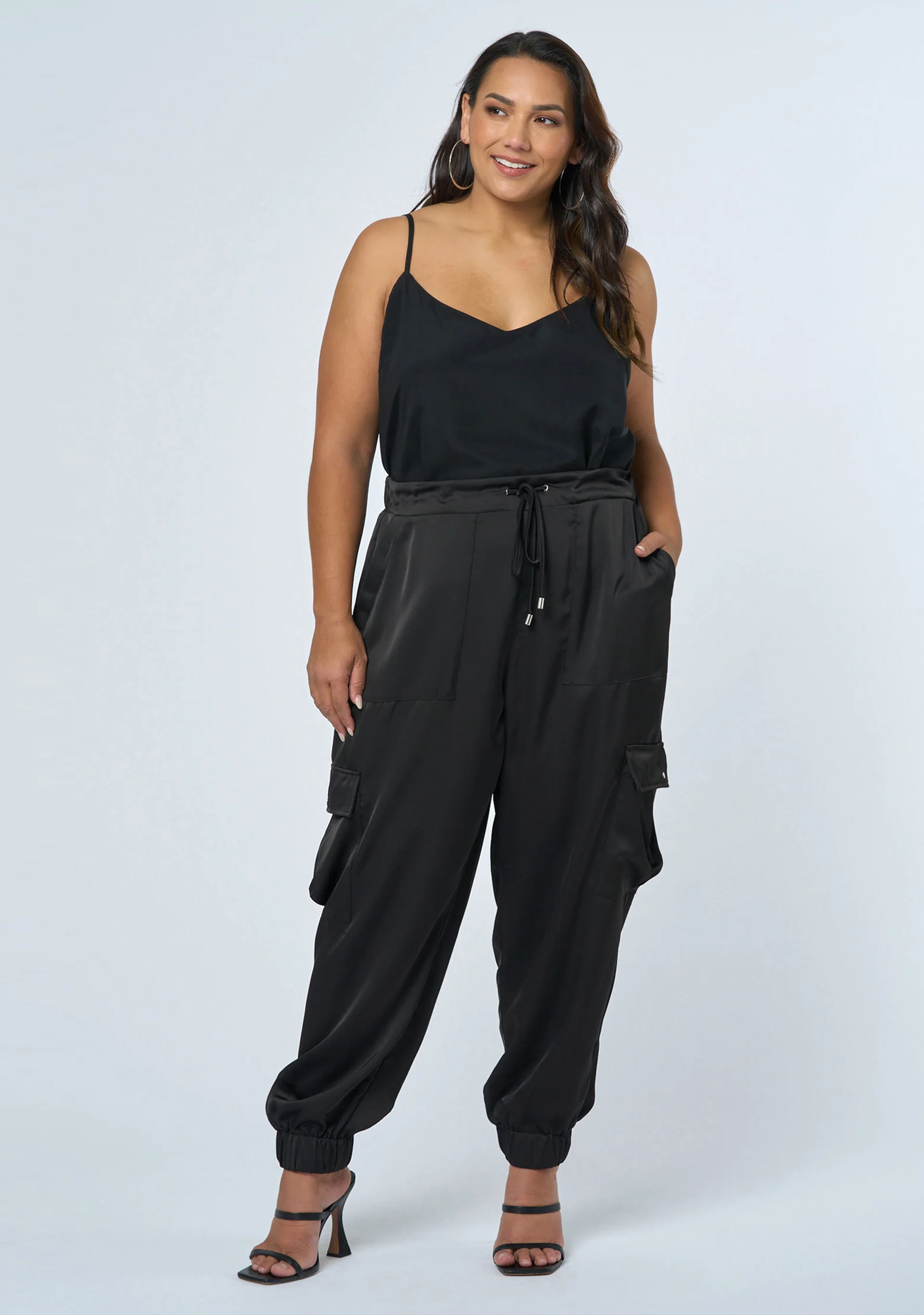 Revolution Satin Cargo Pant - Image 3