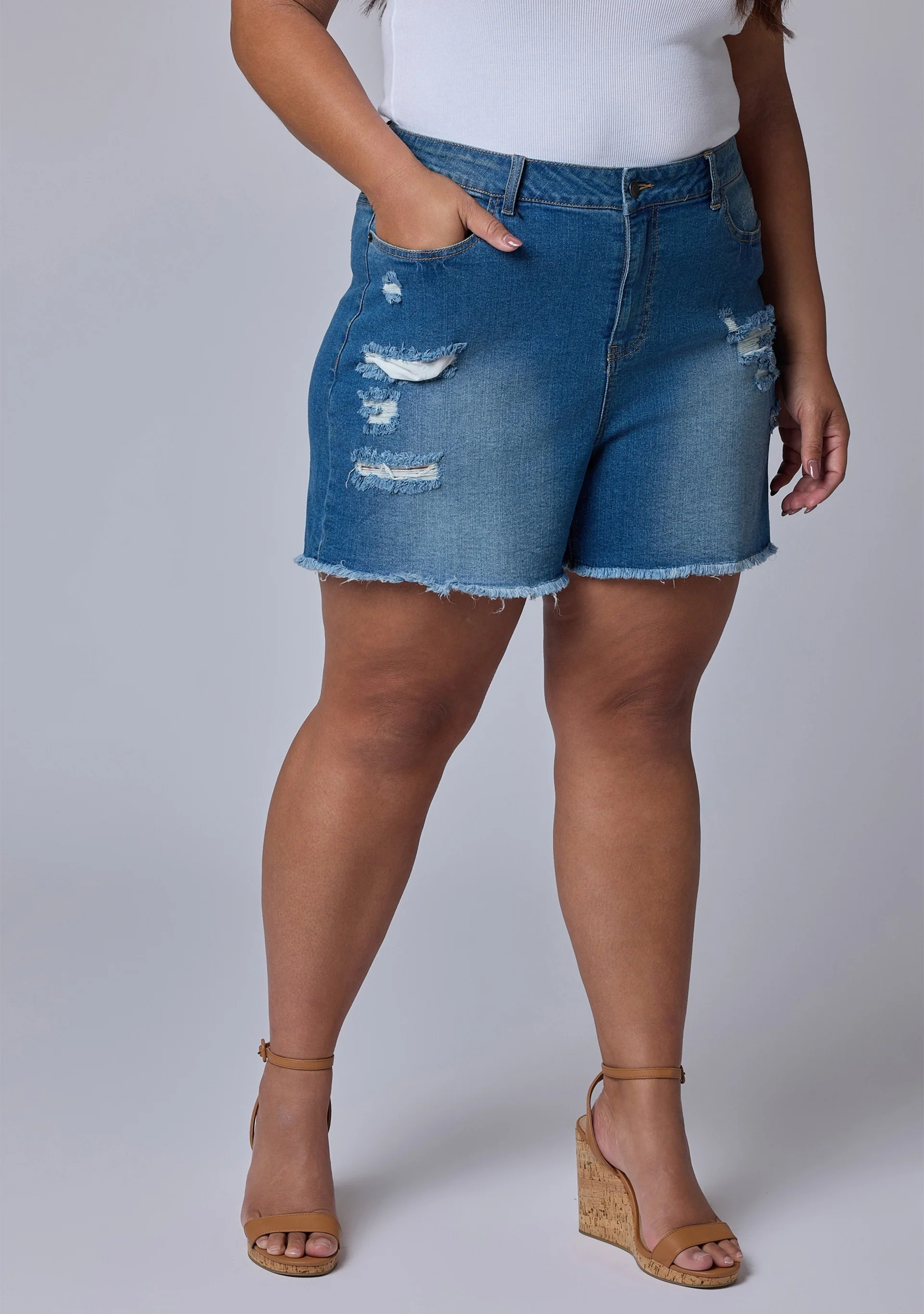 Rowena Denim Short - Image 3