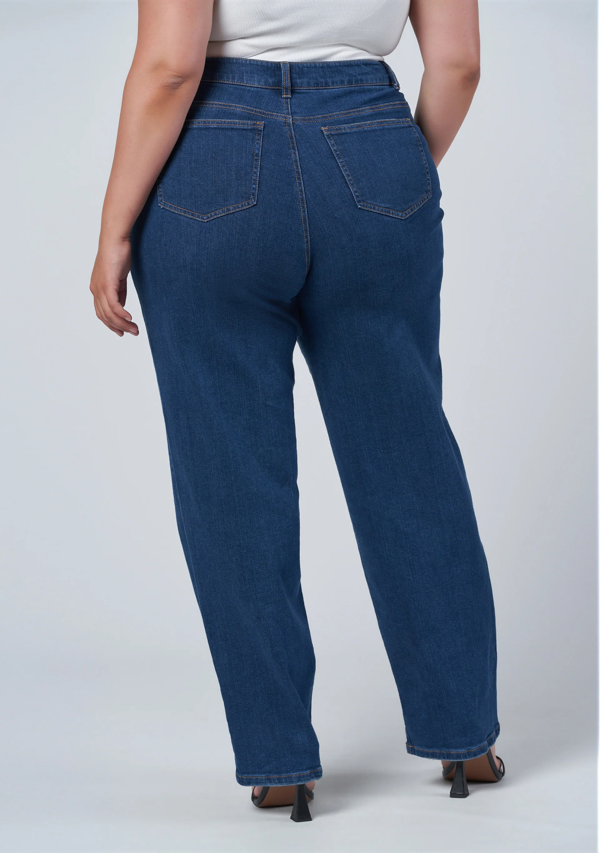 Ruby Straight Leg Distressed Jean - Image 6