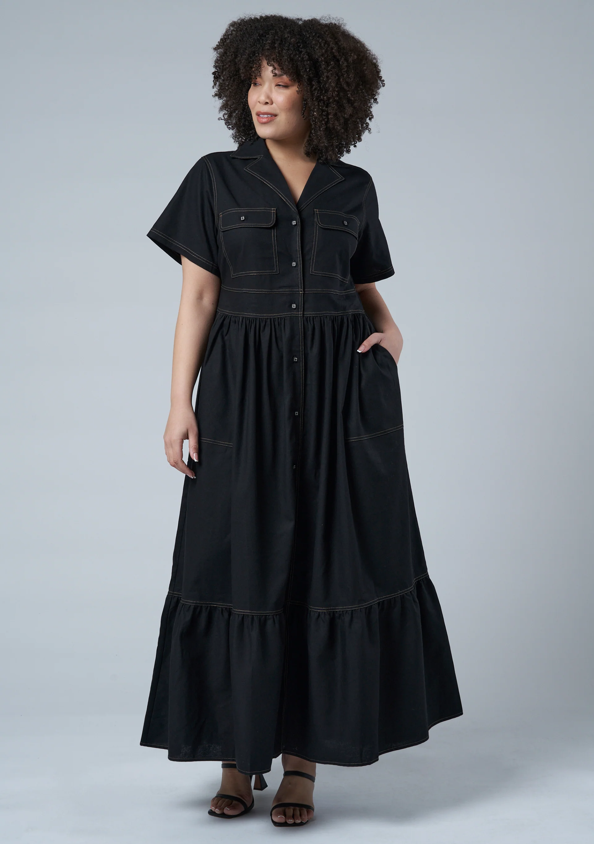 Running Circles Maxi Dress - Image 3
