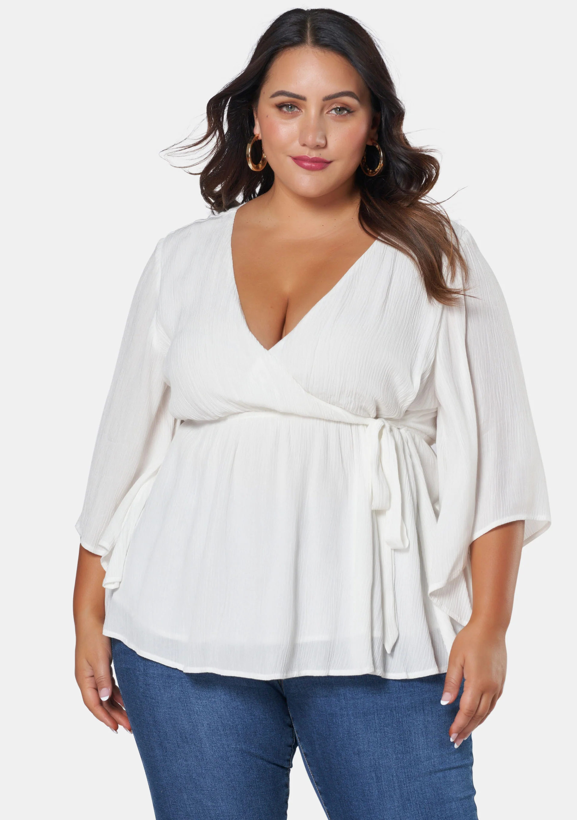 Salma Wrap Blouse - Image 2