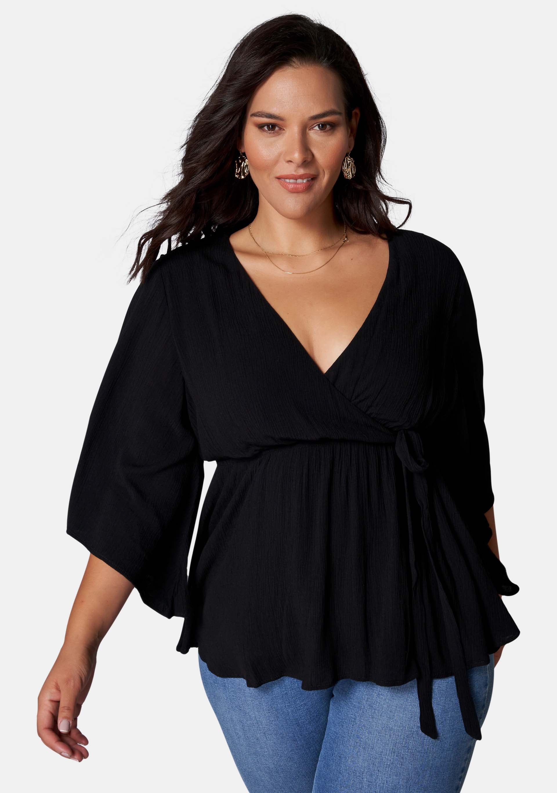 Salma Wrap Blouse - Image 2