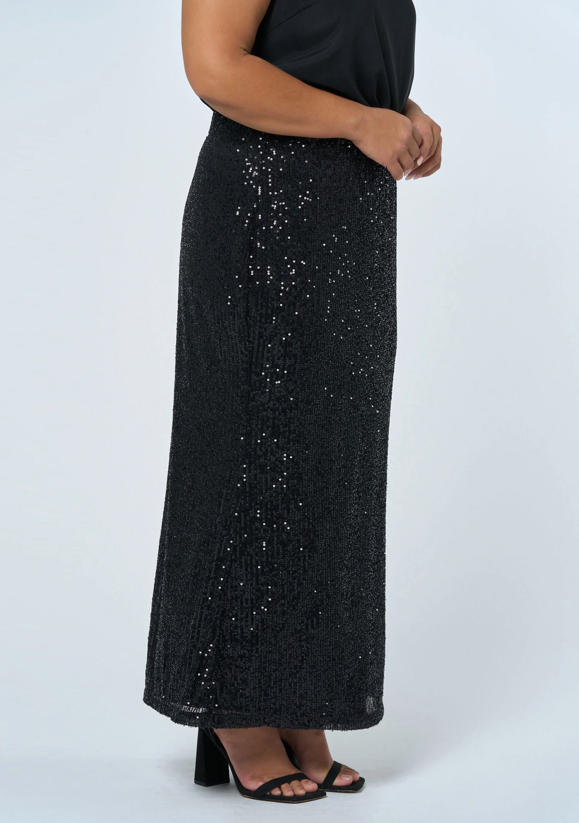 Seducer Sequin Maxi Skirt - Image 5