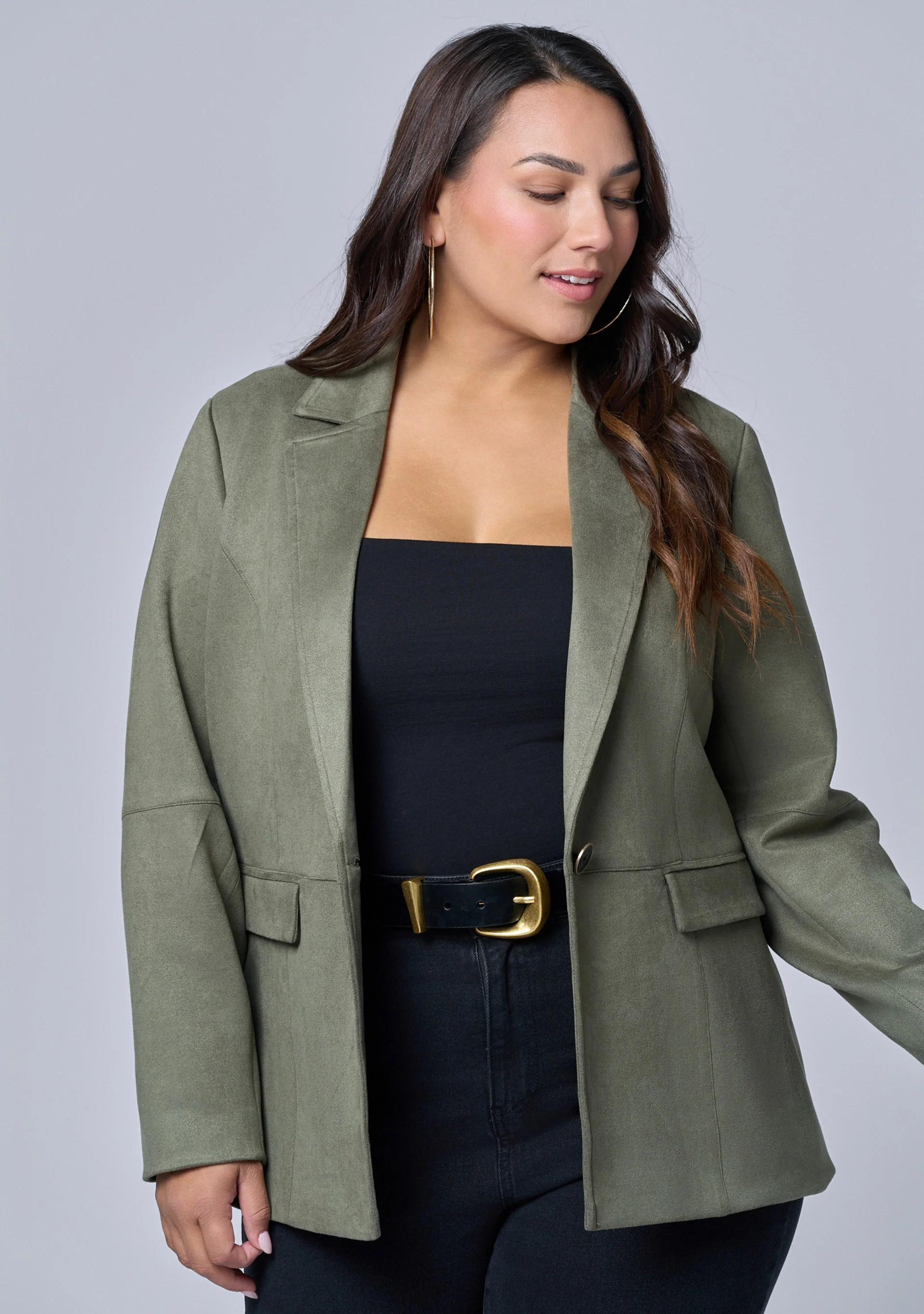 Shade Suede Blazer - Image 3