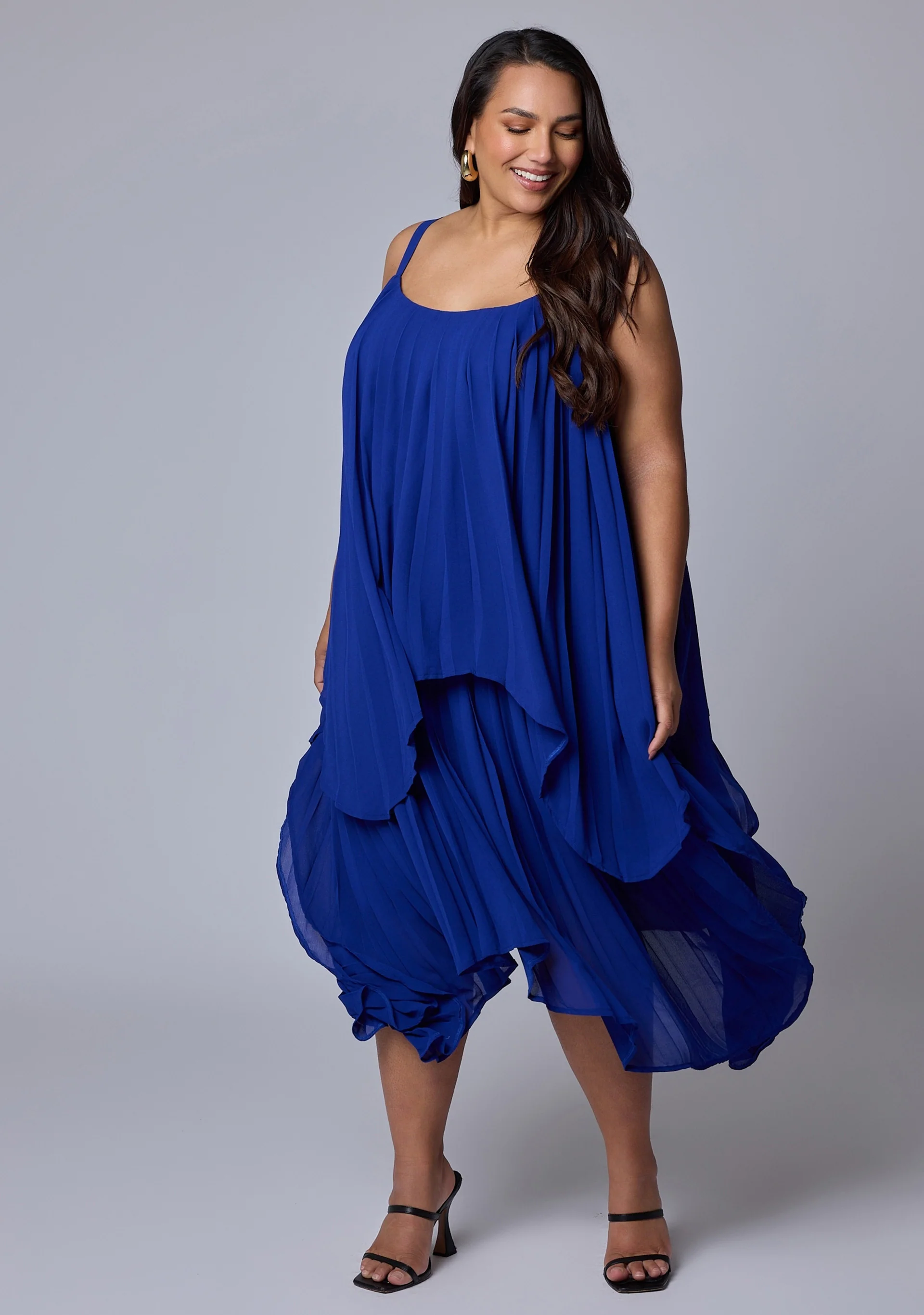 Sinful Heart Pleated Maxi Dress - Image 3