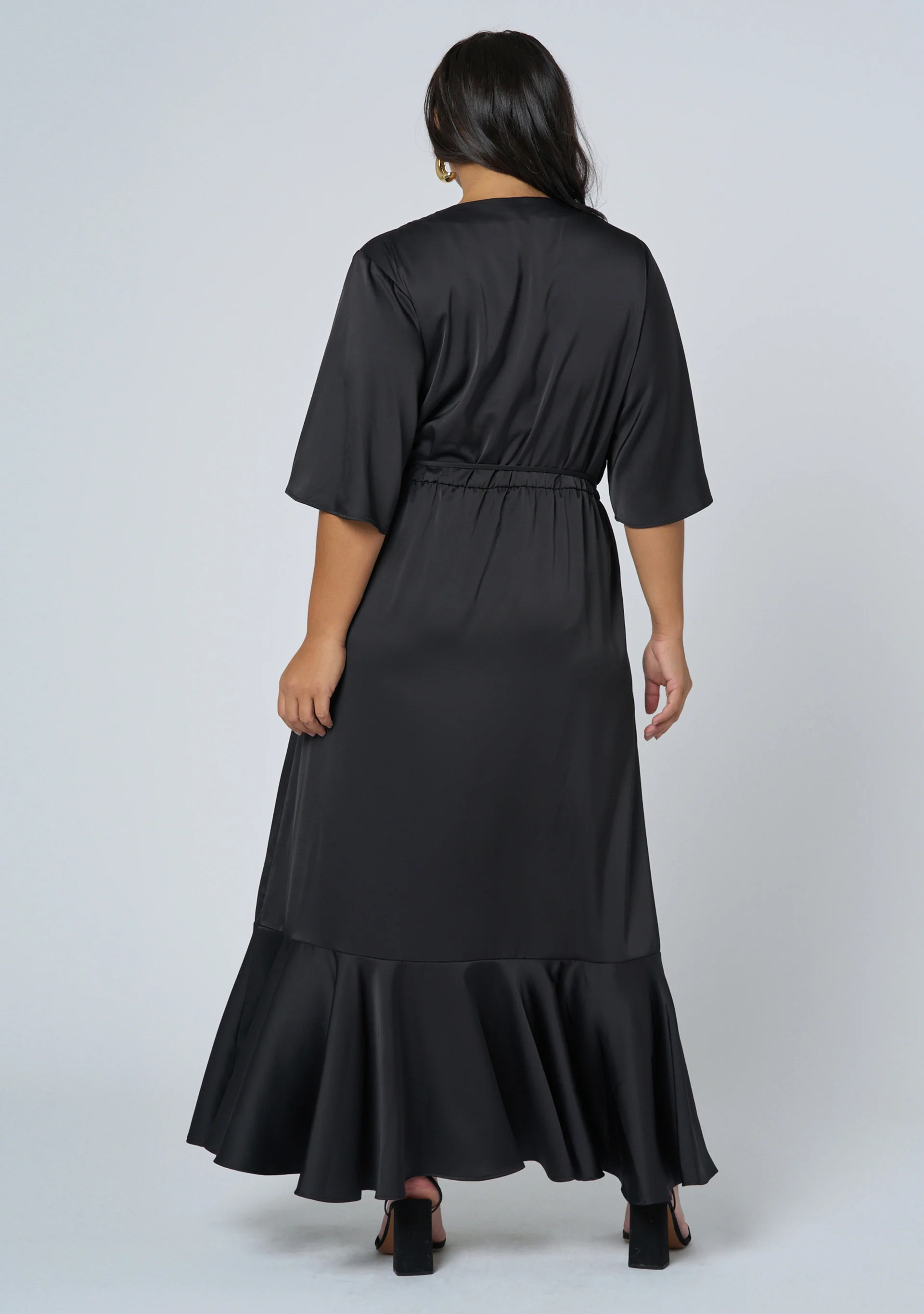 Smouldering Wrap Maxi Dress - Image 6