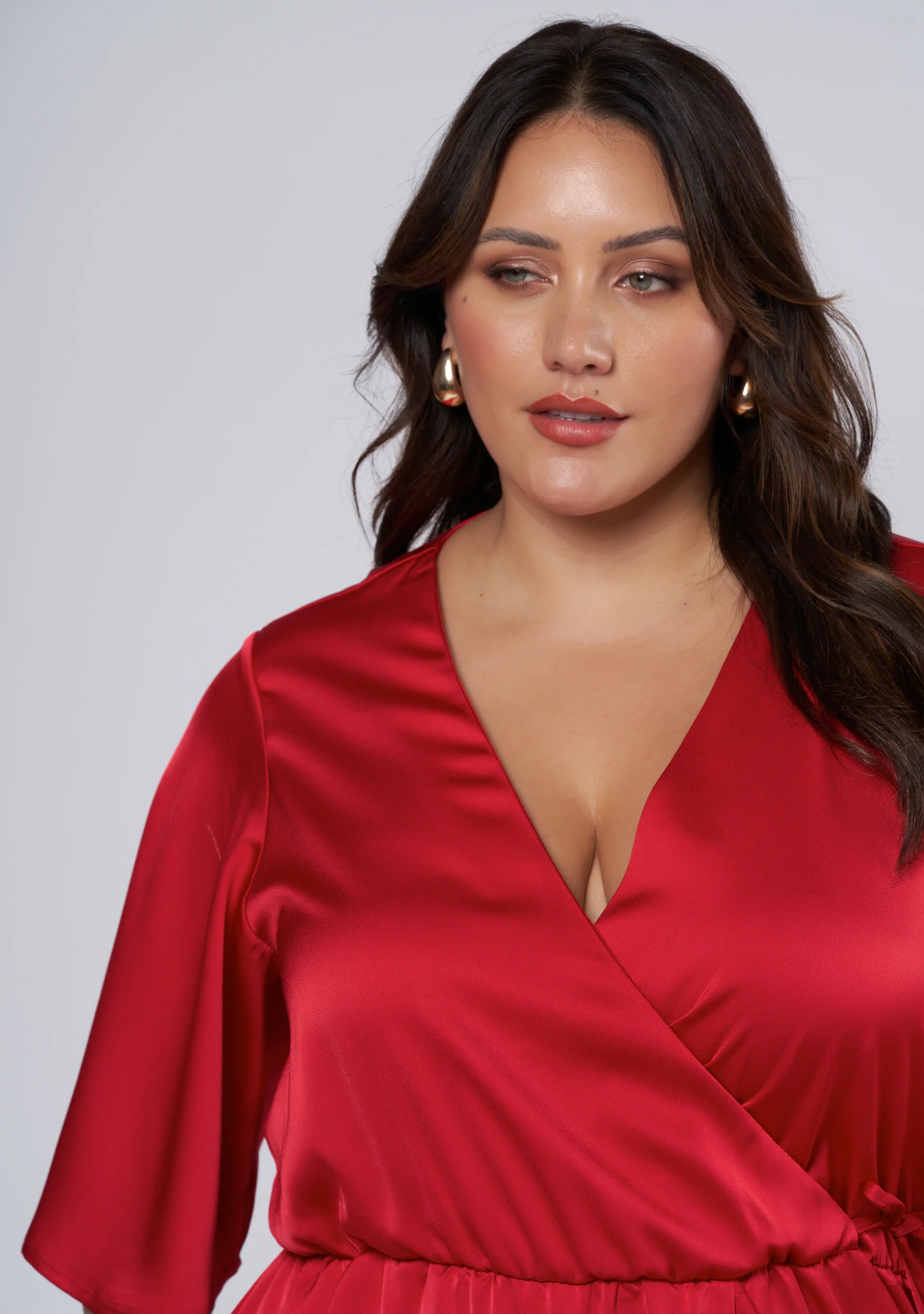 Smouldering Wrap Maxi Dress - Image 8