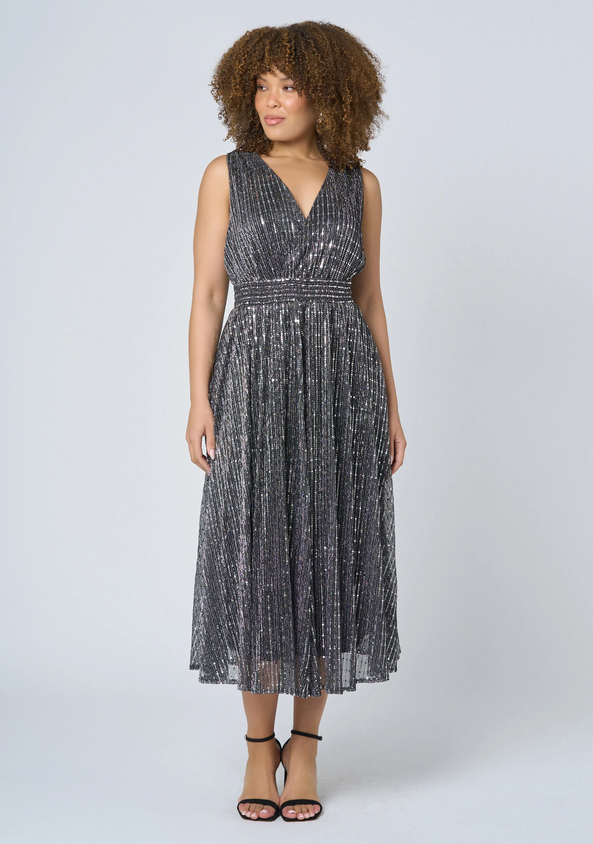 Sparkle Bright Midi Dress - Image 3