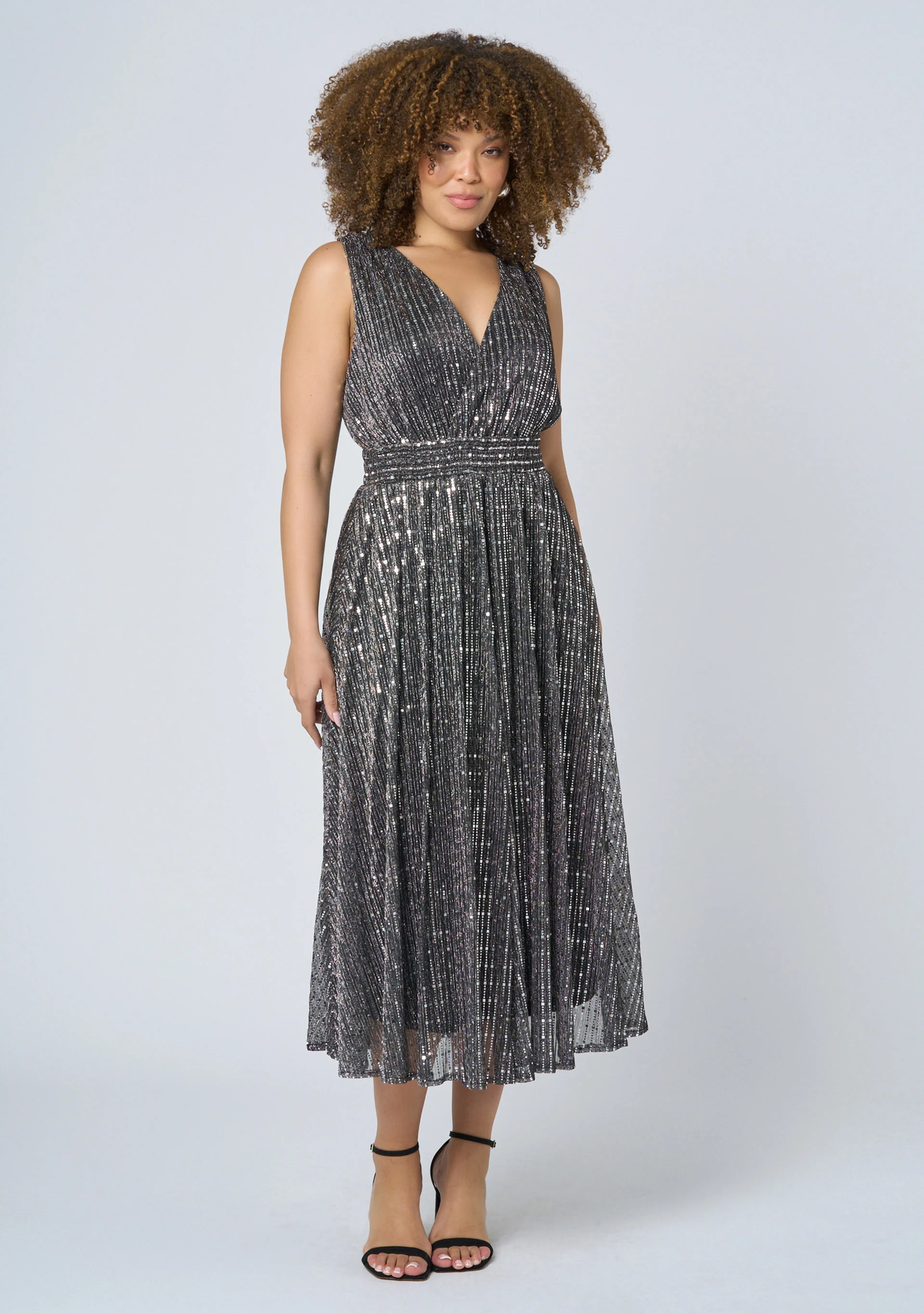 Sparkle Bright Midi Dress - Image 4