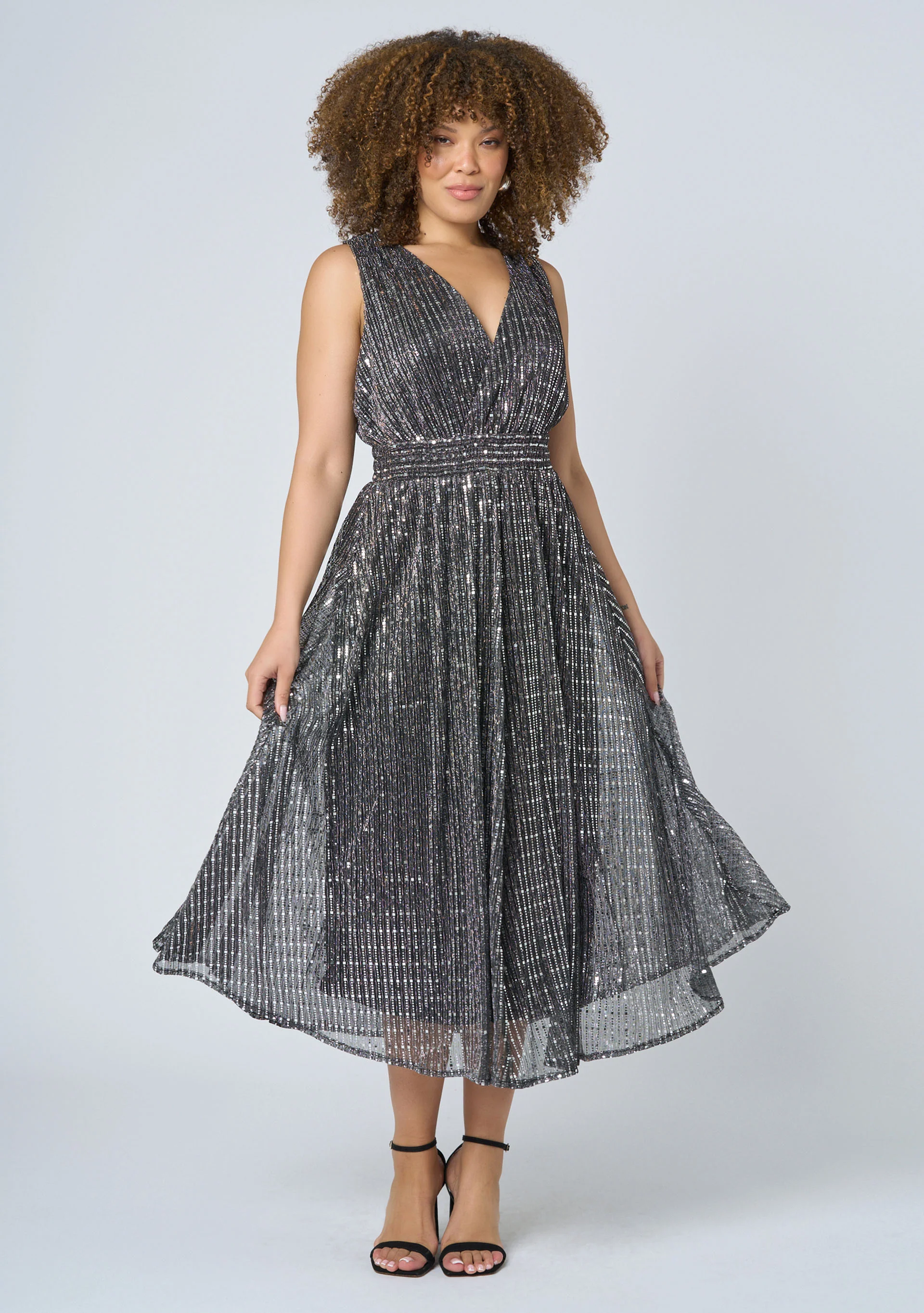 Sparkle Bright Midi Dress - Image 5