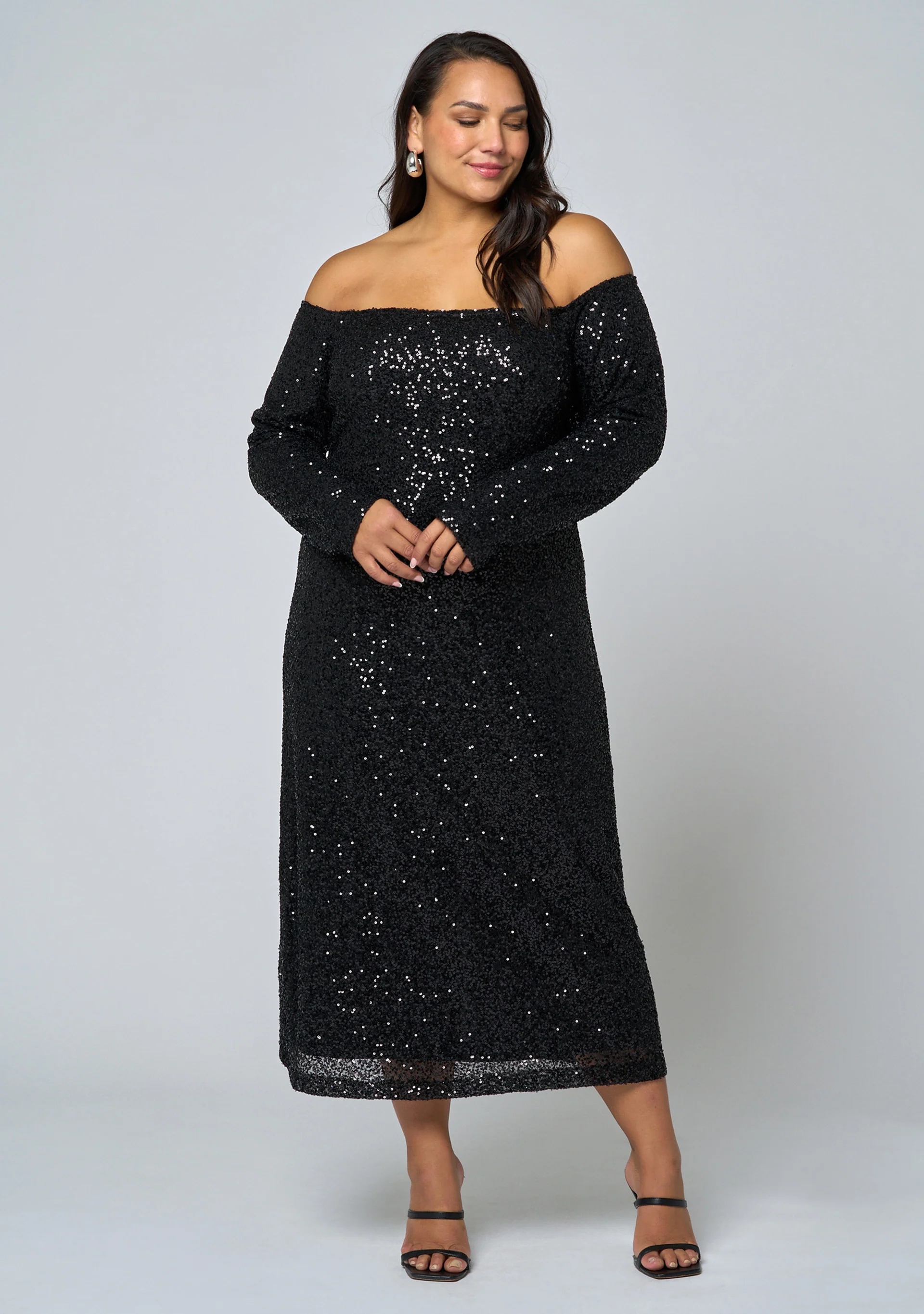 Spellbinding Sequin Midi Dress