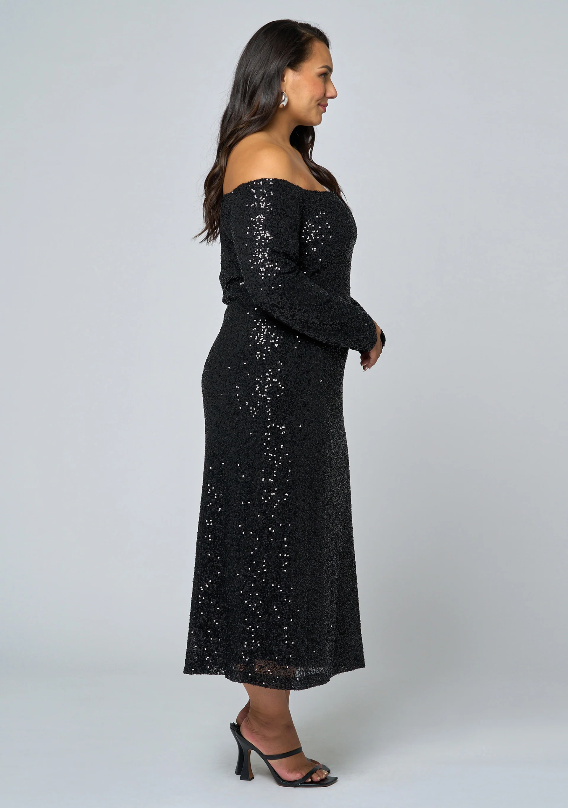 Spellbinding Sequin Midi Dress - Image 2