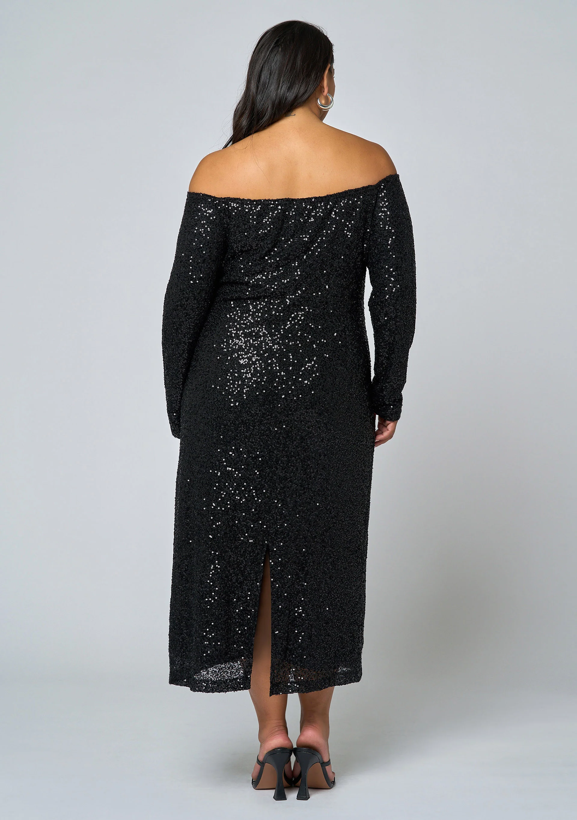 Spellbinding Sequin Midi Dress - Image 6