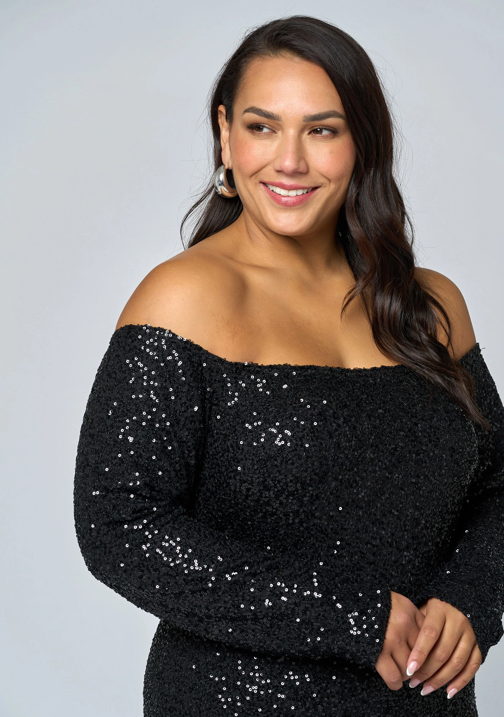 Spellbinding Sequin Midi Dress - Image 7