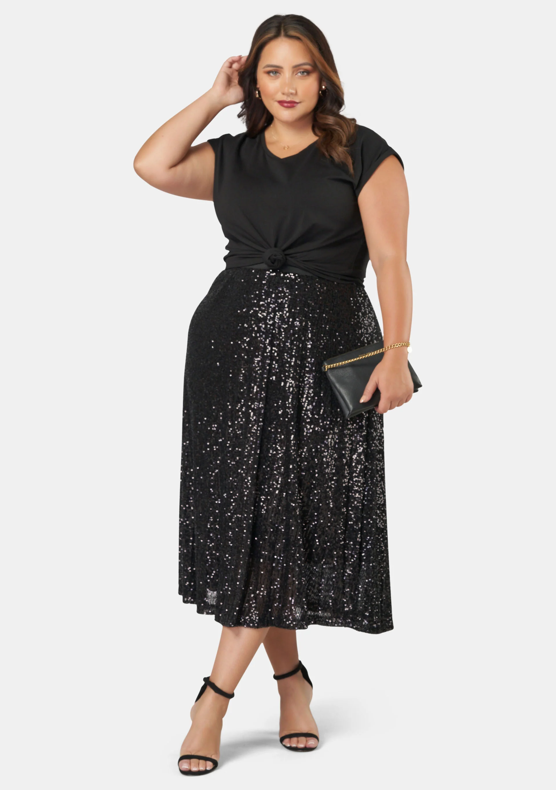 Sure Thing Sequin Skirt - Image 4