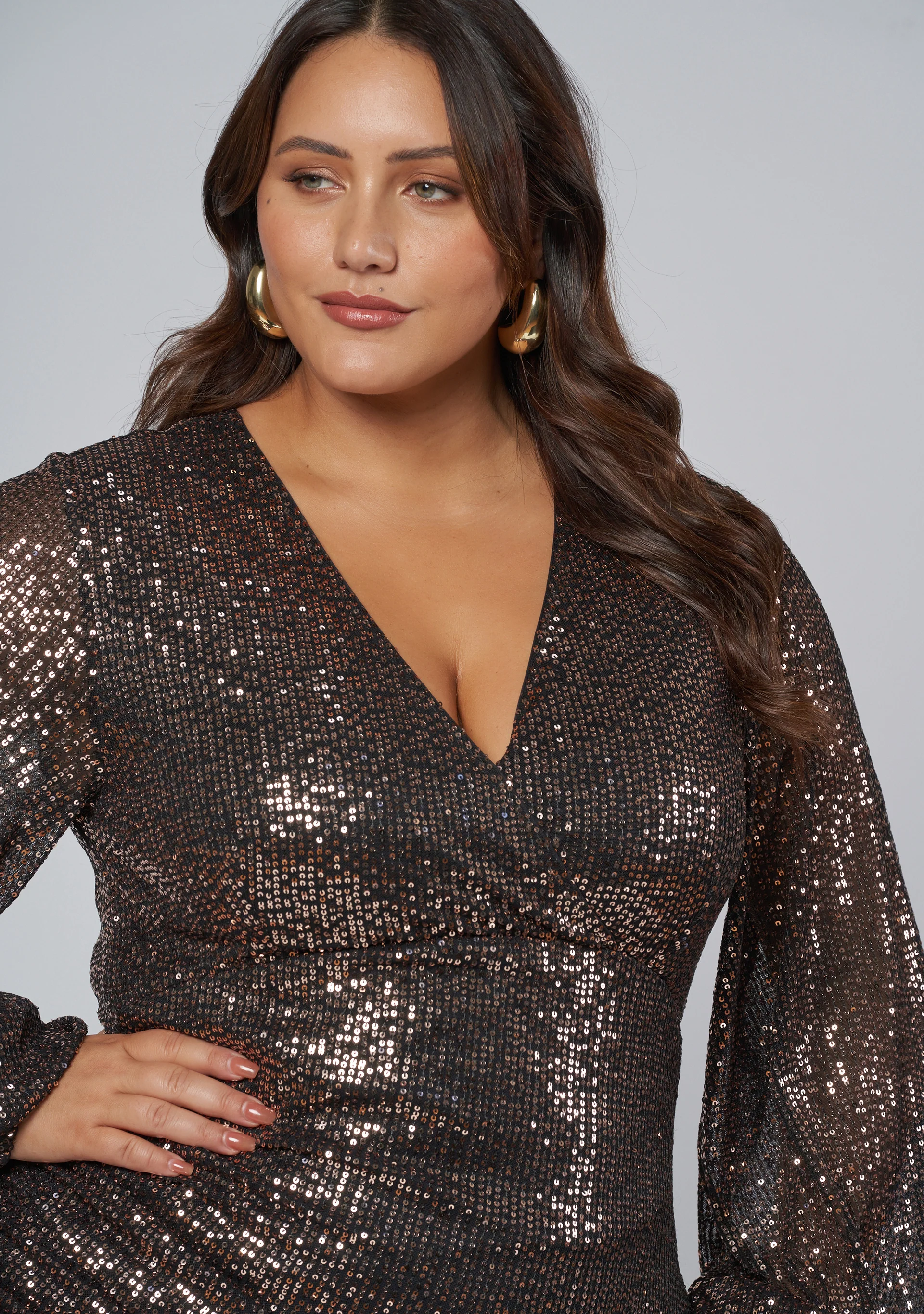 Sweet Nothing Sequin Midi Dress - Image 10