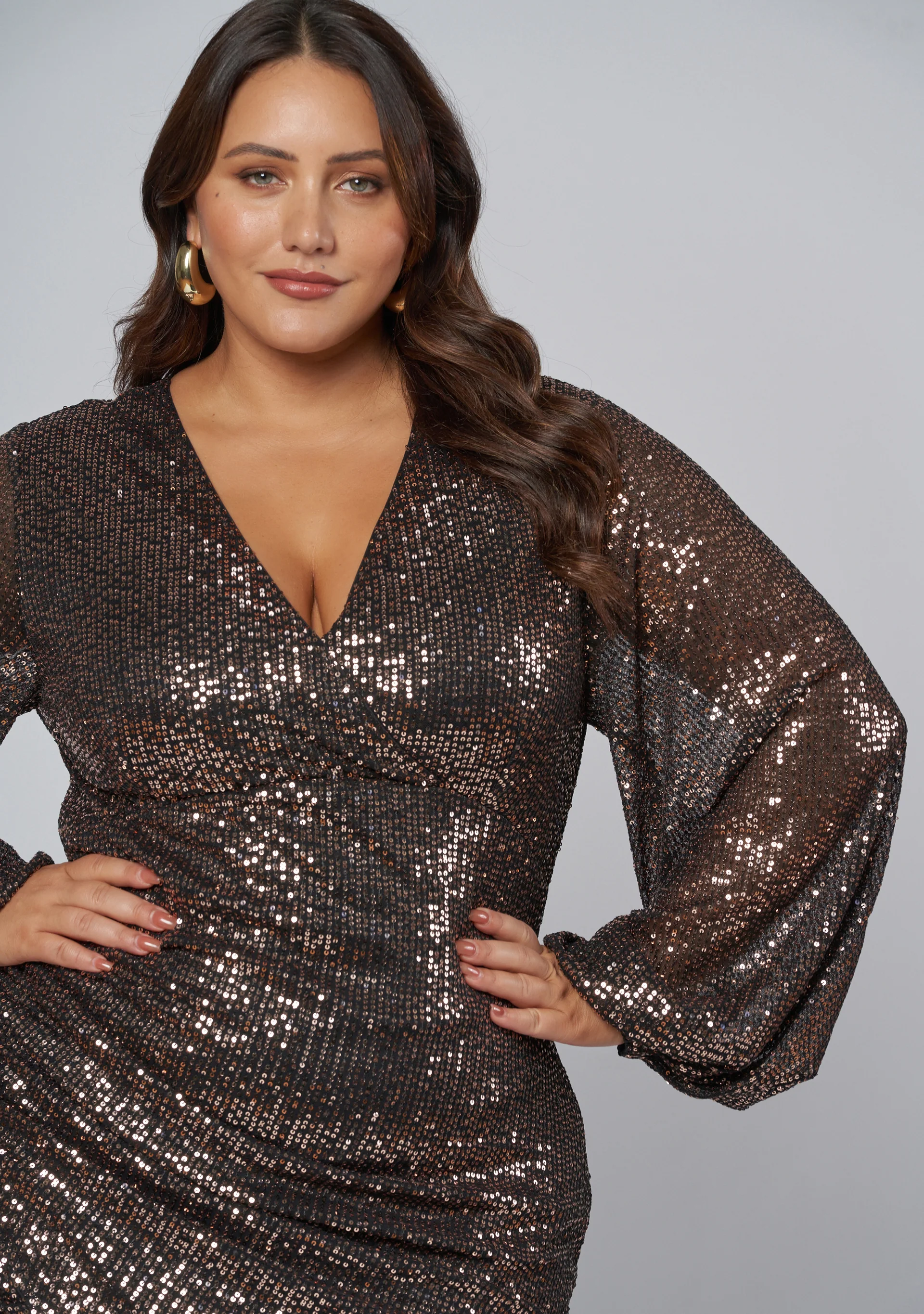 Sweet Nothing Sequin Midi Dress - Image 9