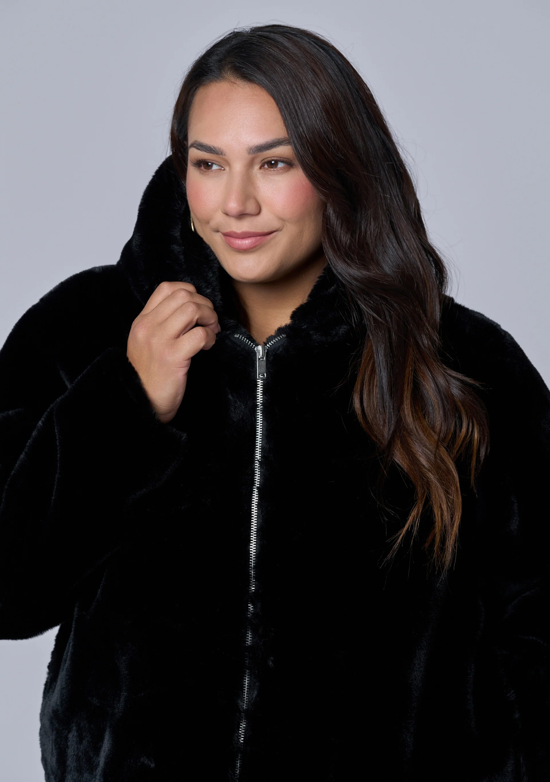 Sweet Vice Fur Bomber Jacket - Image 5