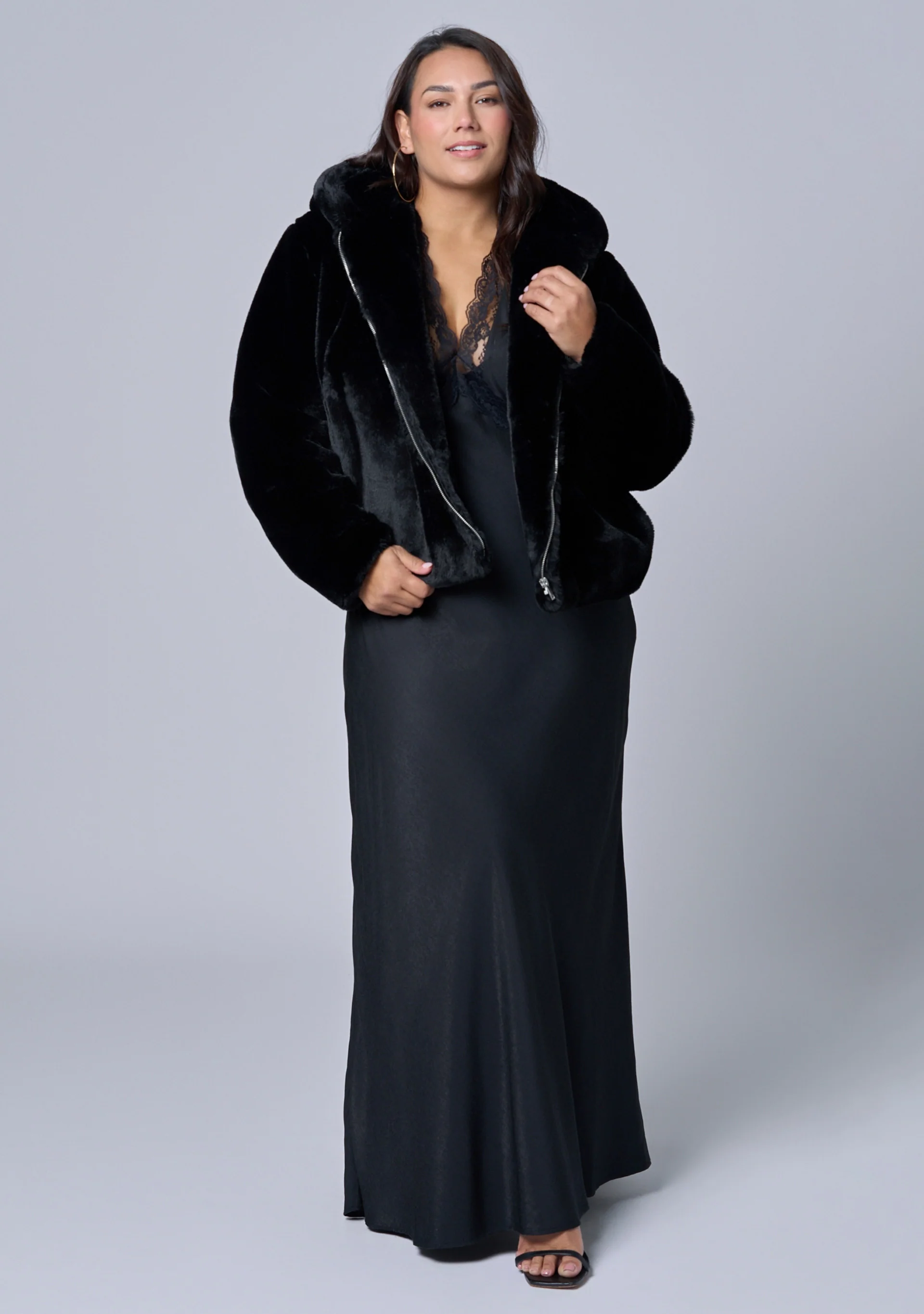 Sweet Vice Fur Bomber Jacket - Image 6