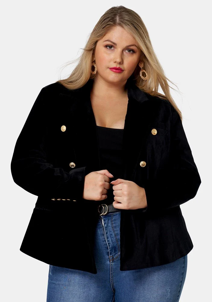 Take A Vow Velvet Blazer - Image 3