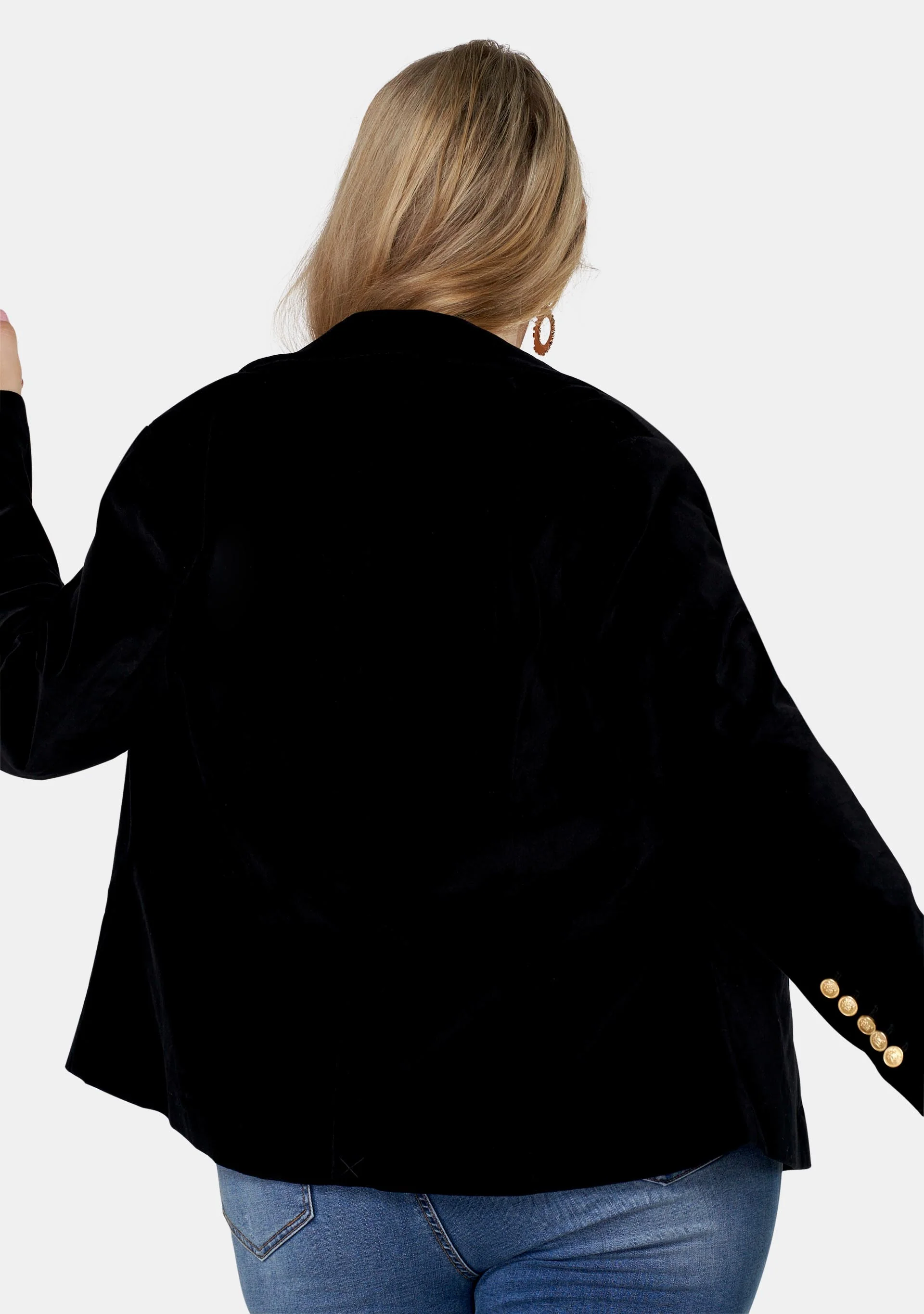 Take A Vow Velvet Blazer - Image 6