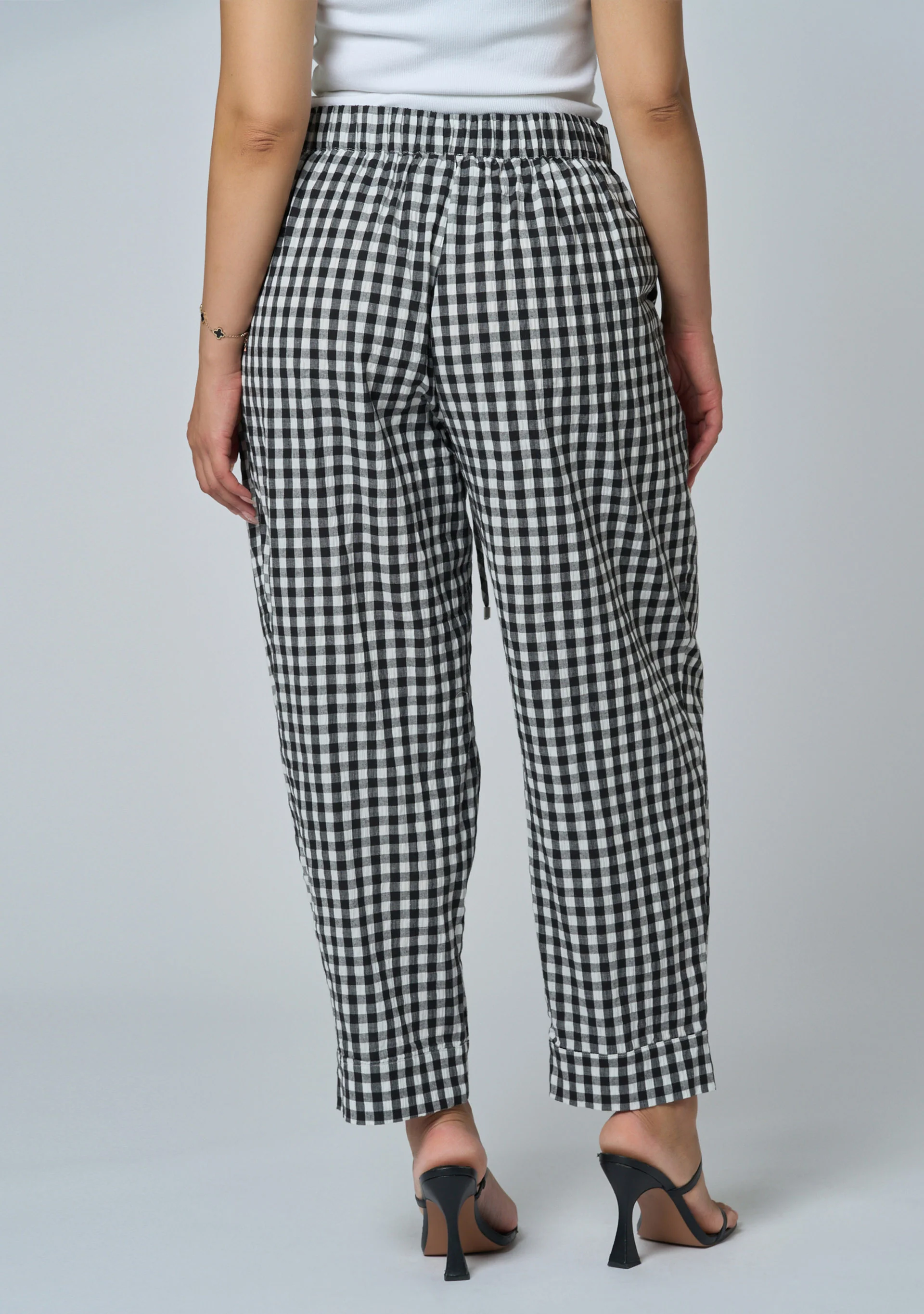 Tara Gingham Jogger Pant - Image 5