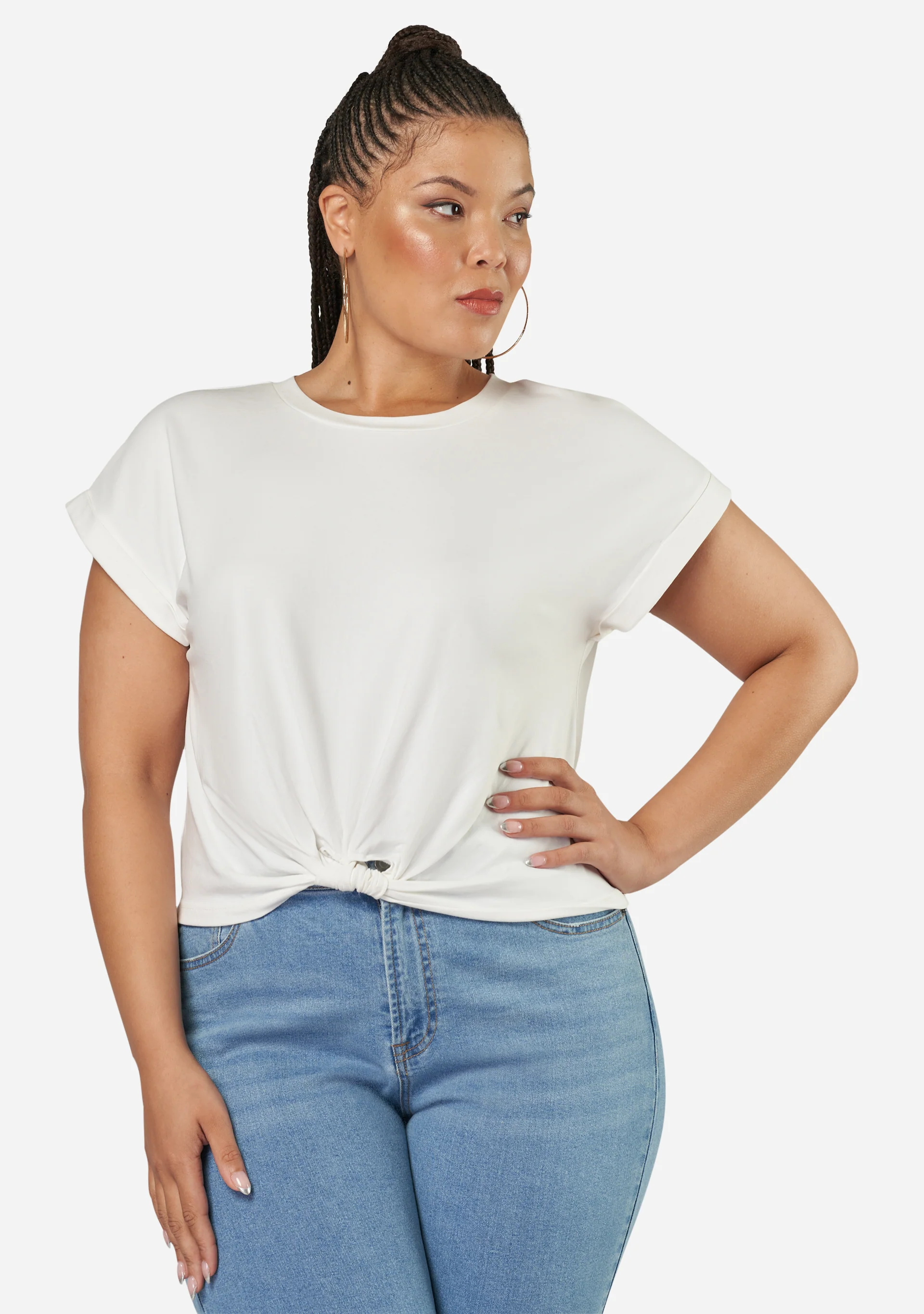 The Feared Crop Twist Tee - Image 3