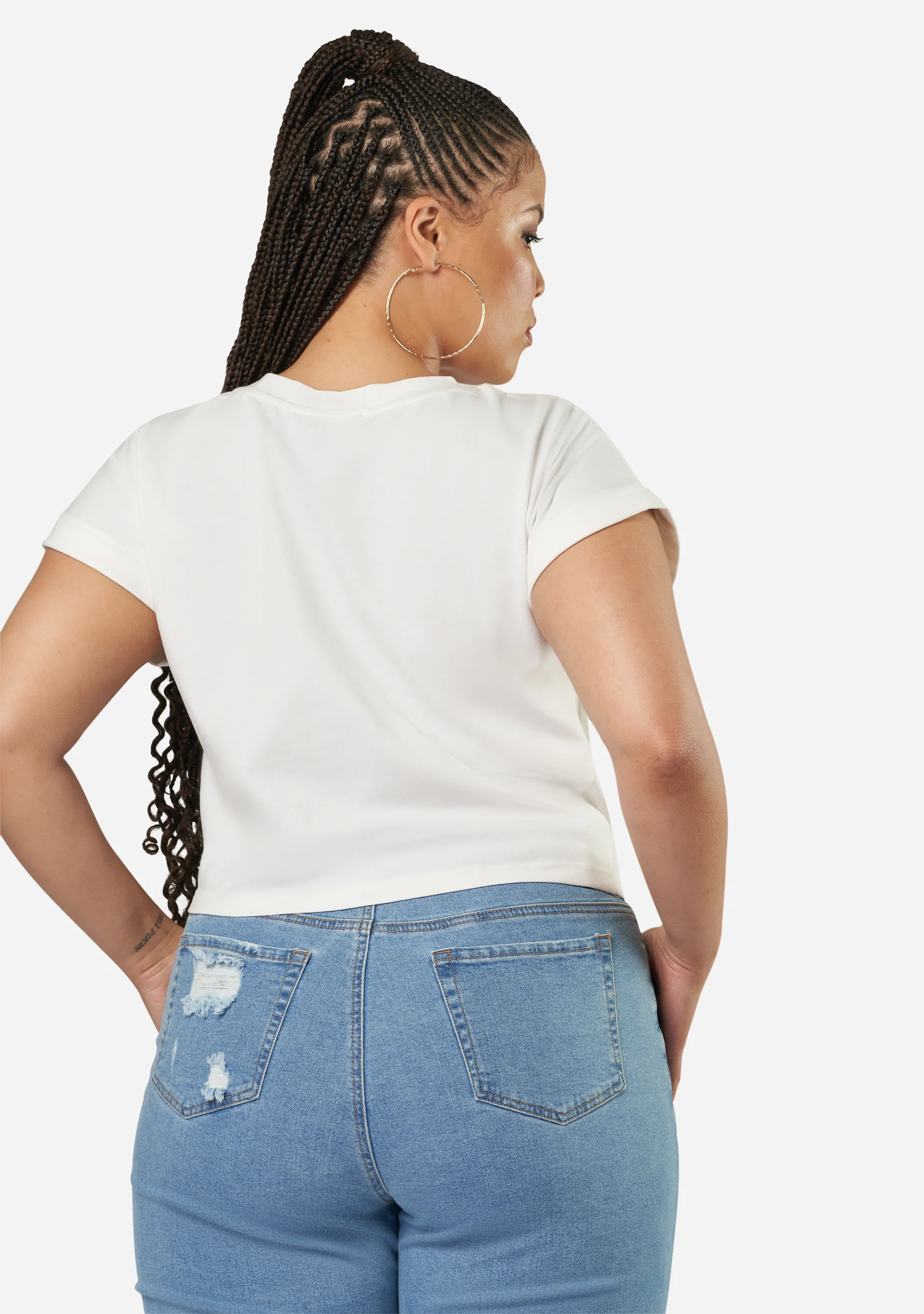 The Feared Crop Twist Tee - Image 5