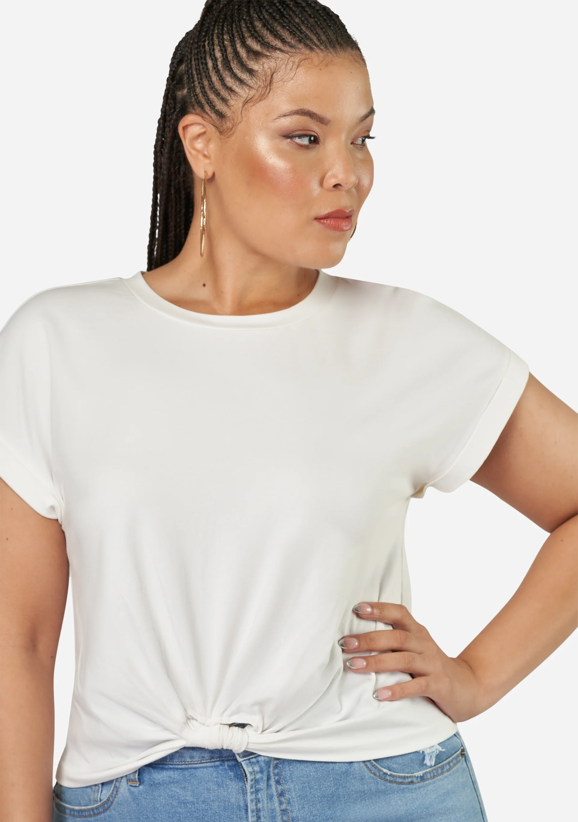 The Feared Crop Twist Tee - Image 6