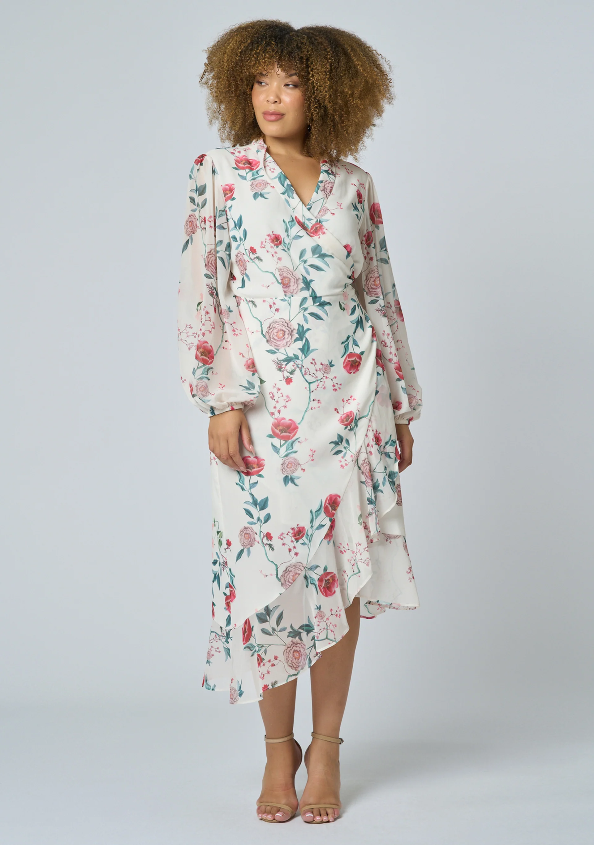 Tiffany Wrap Midi Dress - Image 5
