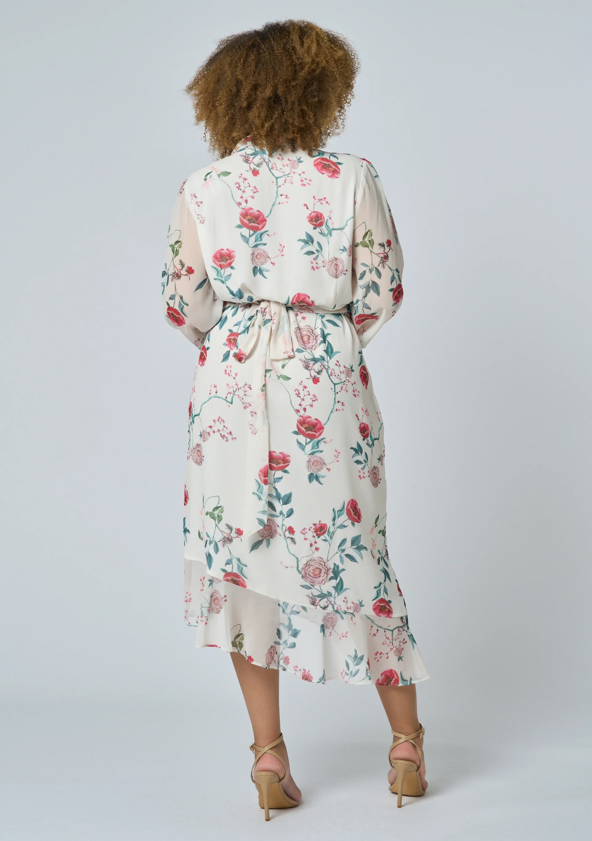Tiffany Wrap Midi Dress - Image 6