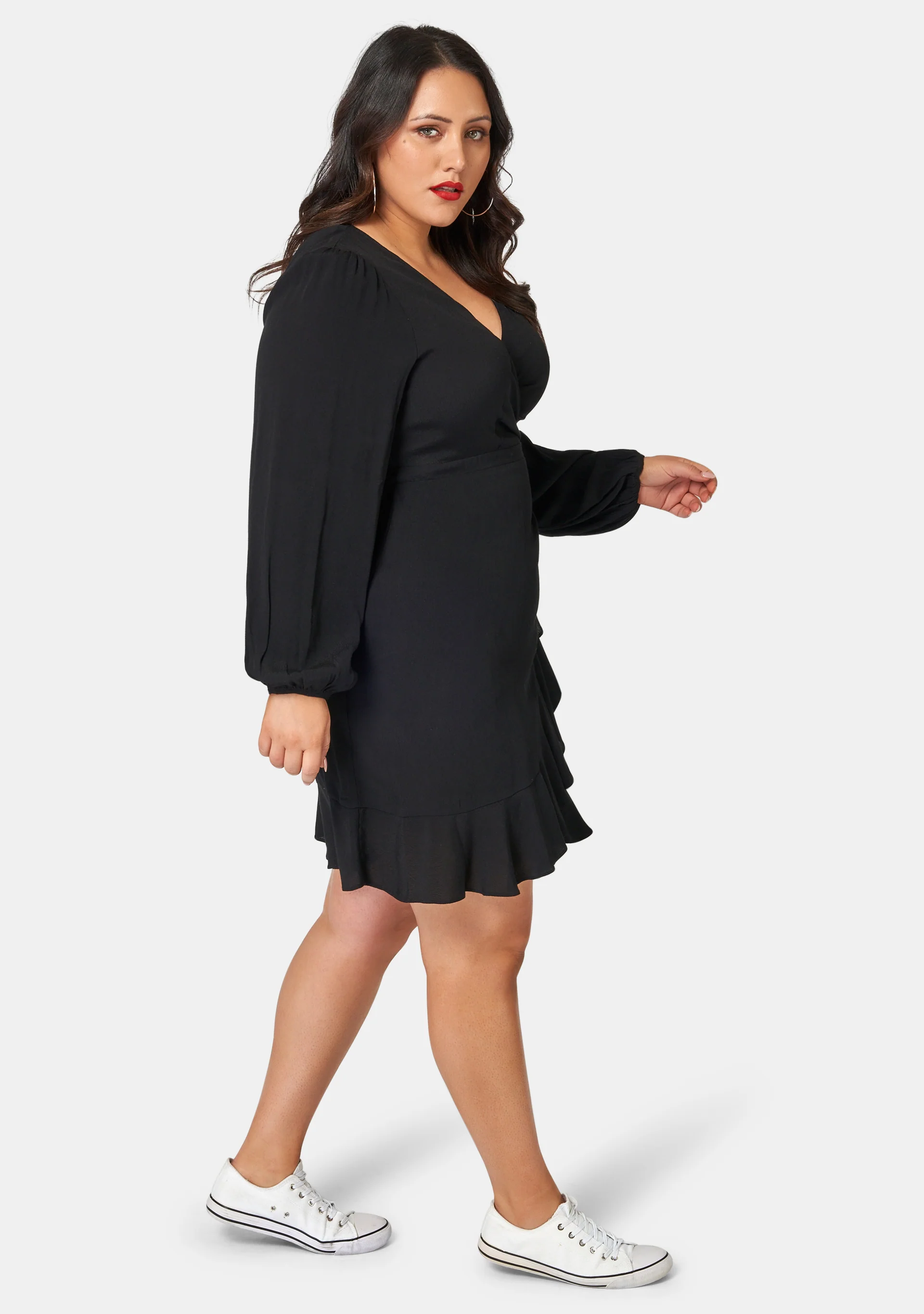 Titanium Wrap Dress - Image 4