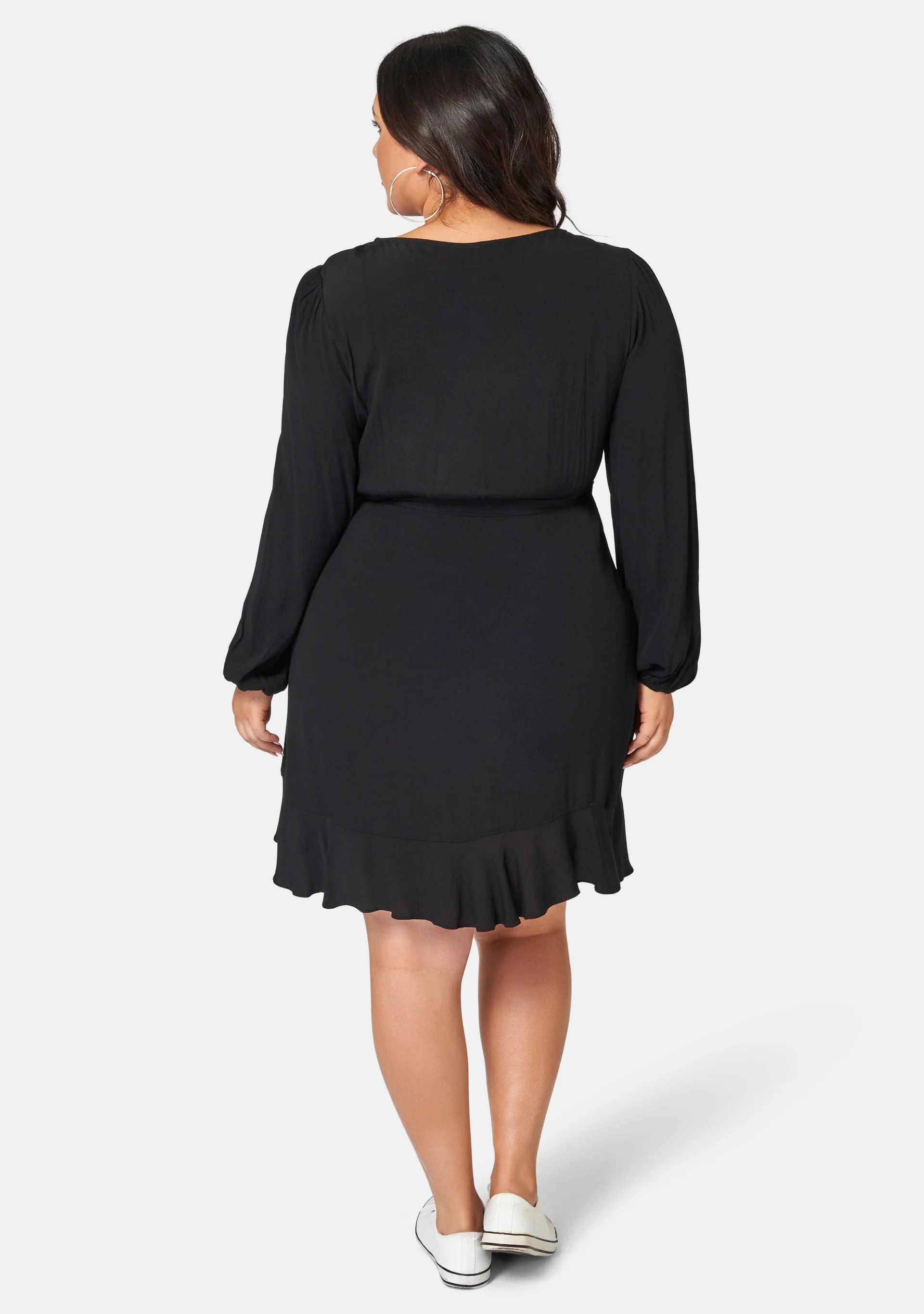 Titanium Wrap Dress - Image 7