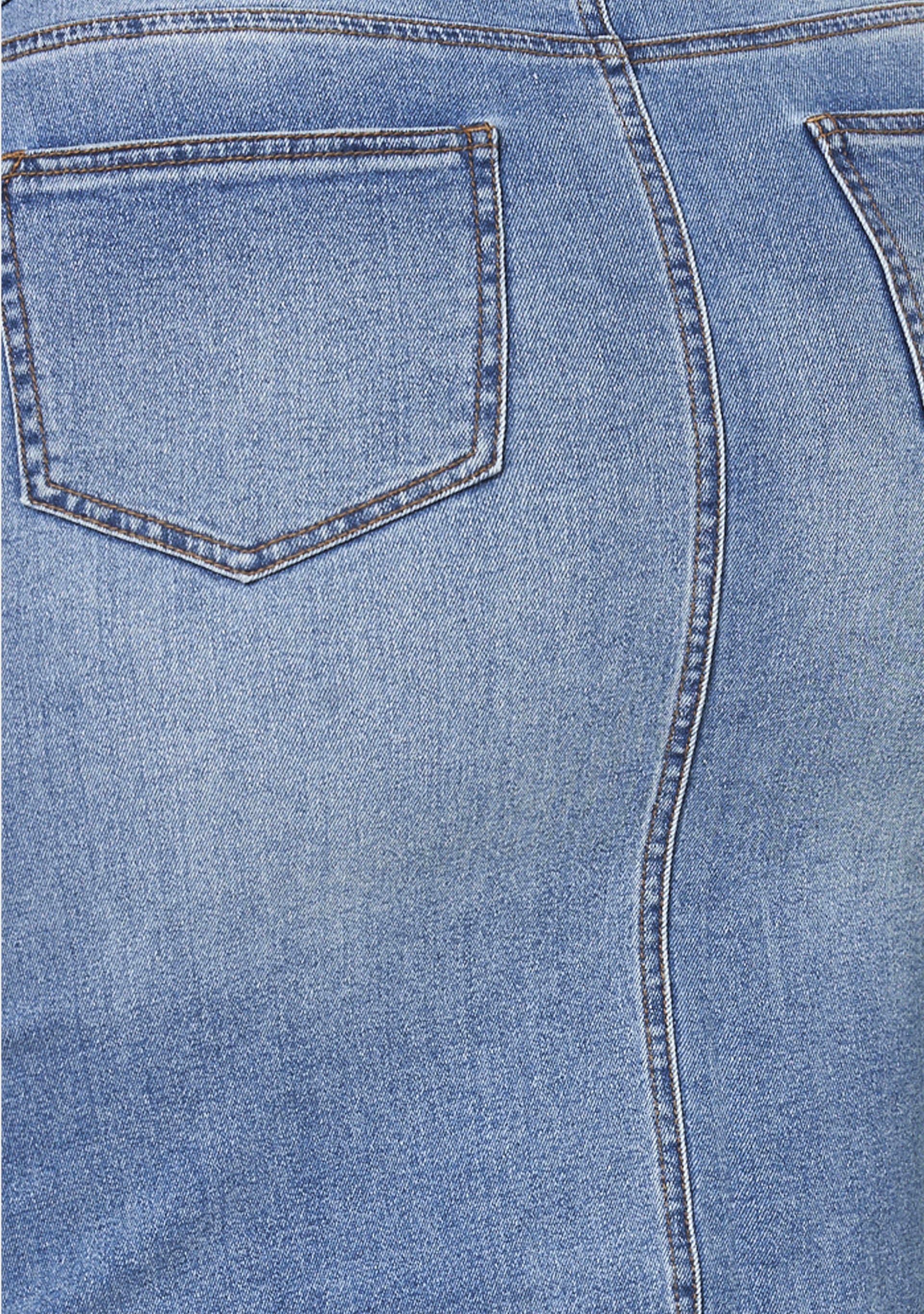 Two Men Down Denim Skirt - Image 6