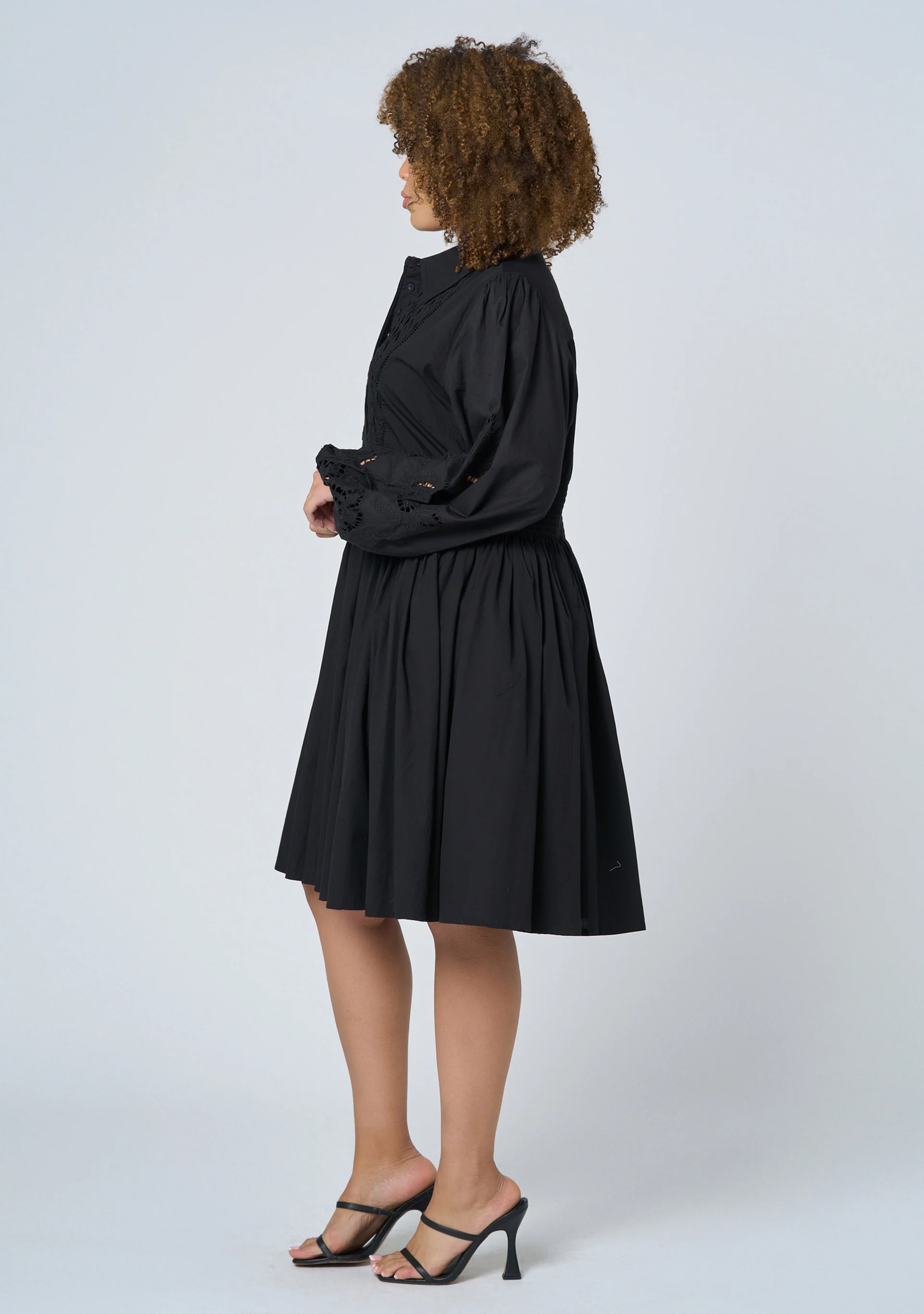Vivian Broderie Mini Dress - Image 5