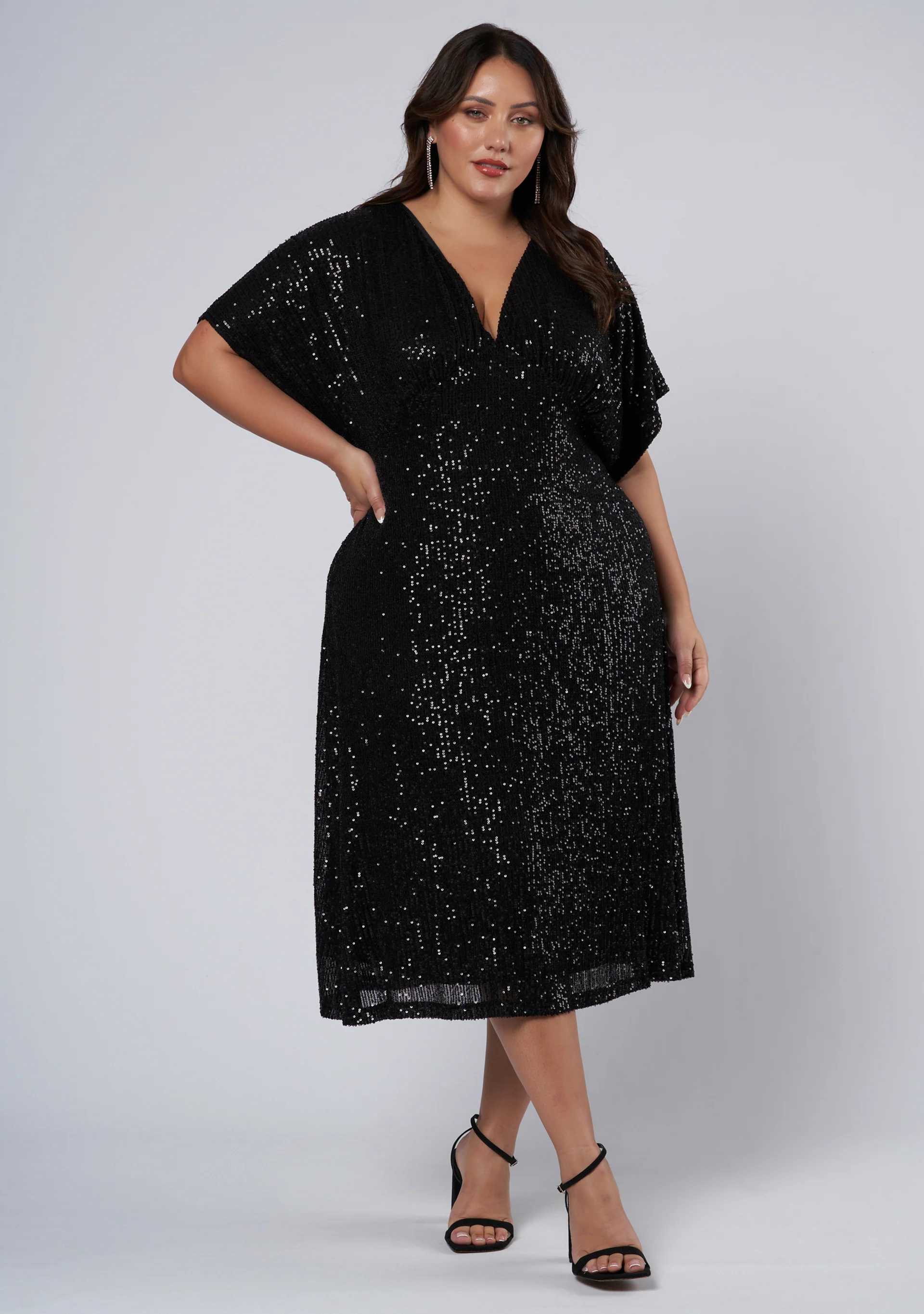 Want you Sequin Midi Dress - Image 3