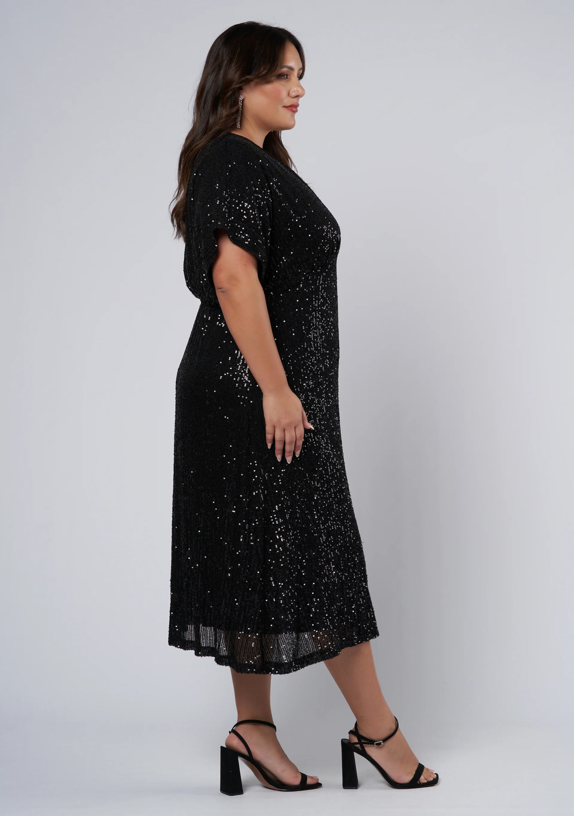 Want you Sequin Midi Dress - Image 5