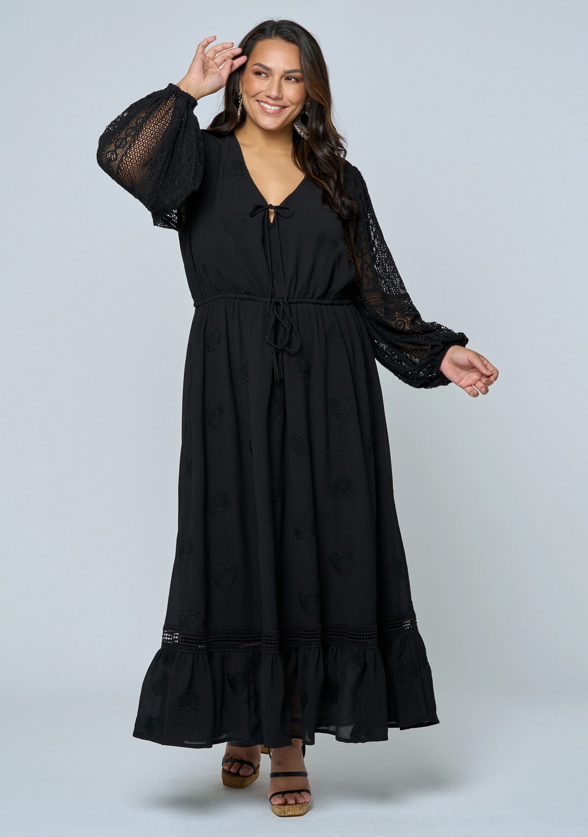 Whispering Winds Maxi Dress - Image 3