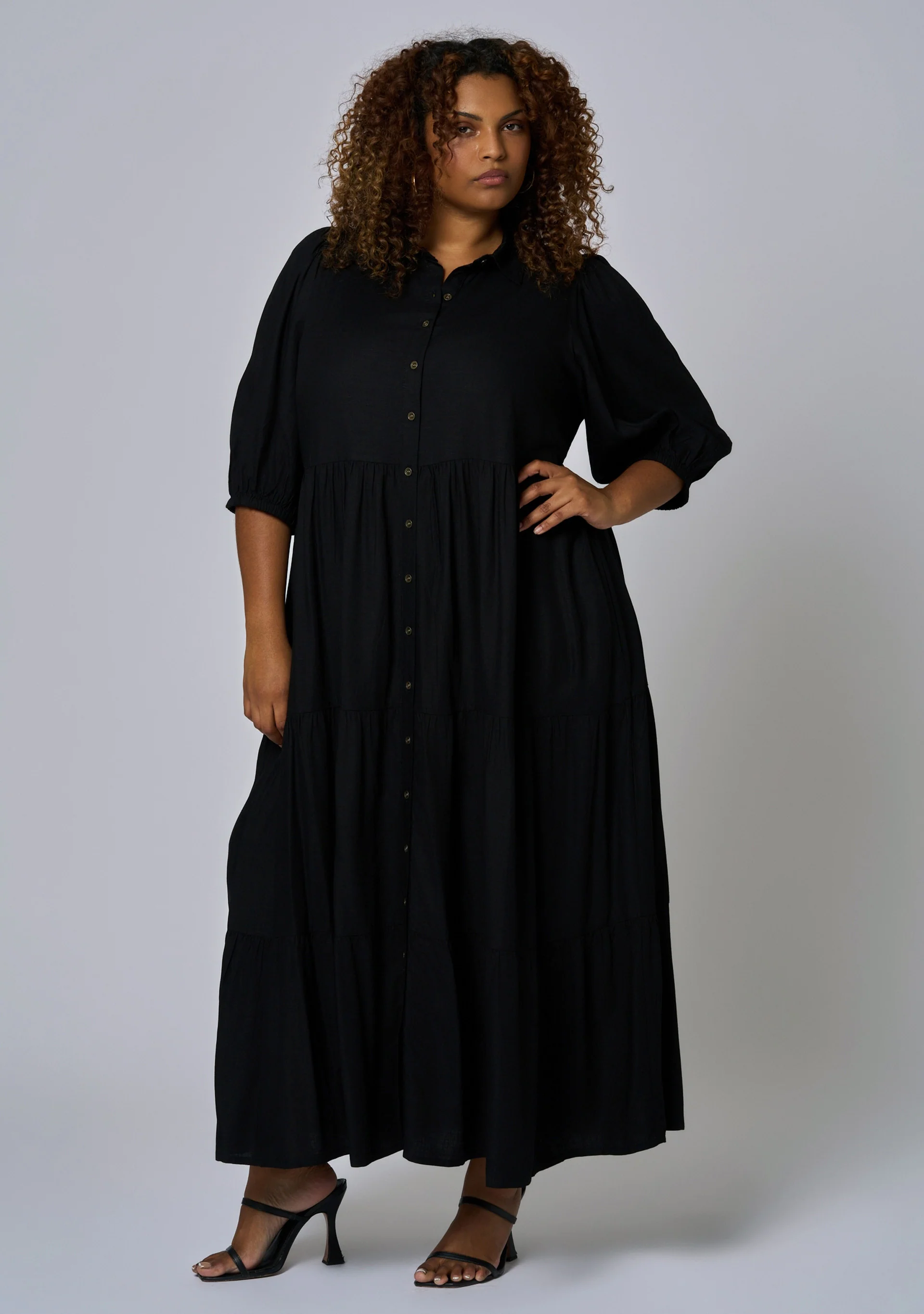 Wild Halo Midi Shirt  Dress - Image 2