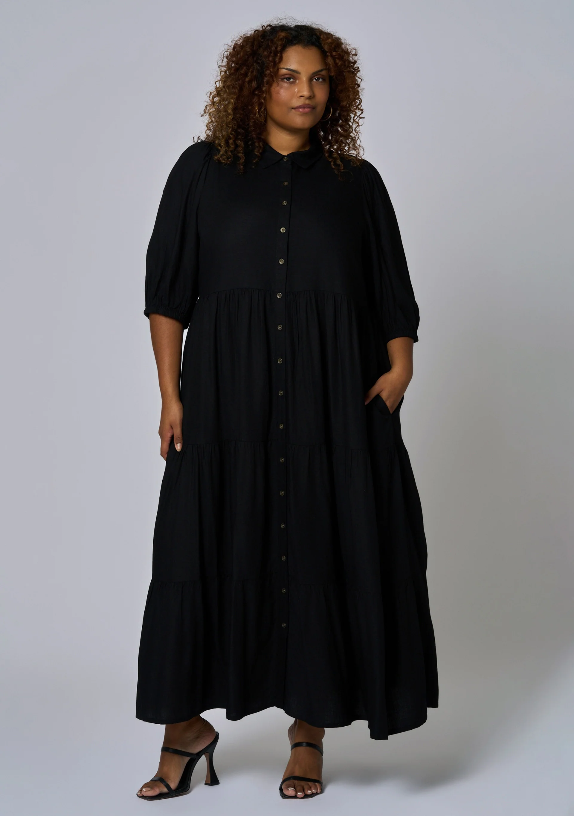 Wild Halo Midi Shirt  Dress - Image 3